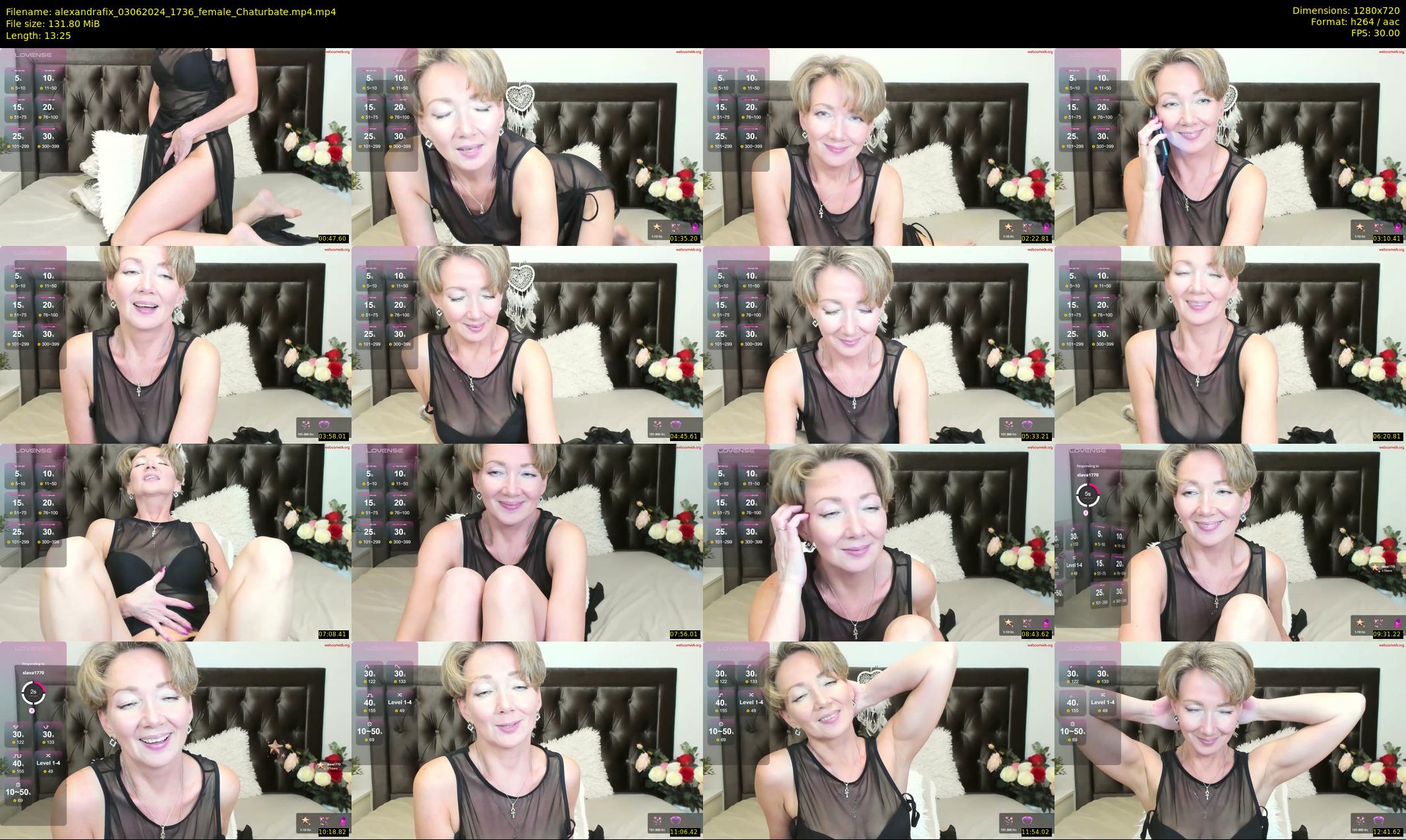 alexandrafix — 14 minute Chaturbate female cam show recording, 720p, Jun 3, 2024