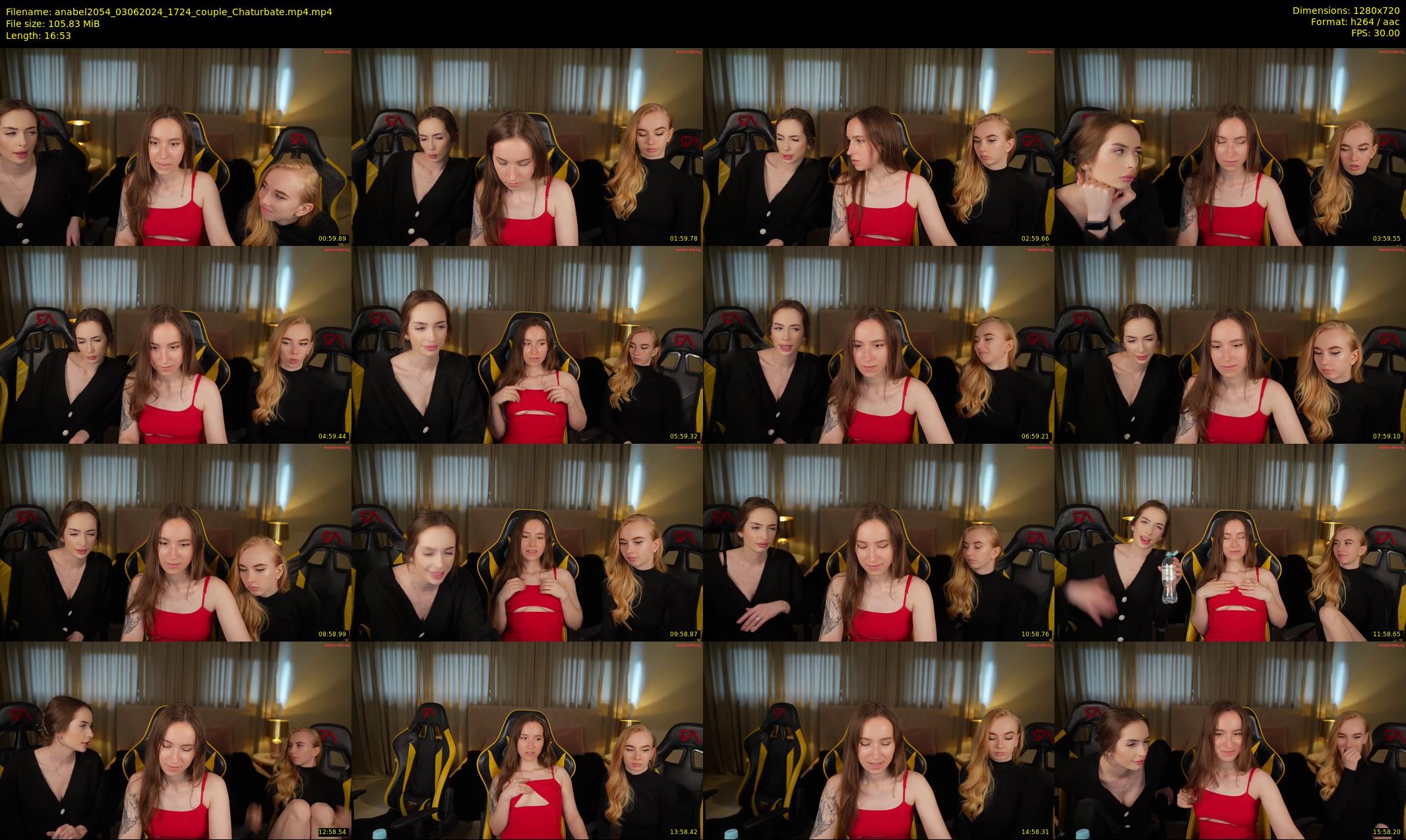anabel2054 — 17 minute Chaturbate female cam show recording, 720p, Jun 3, 2024