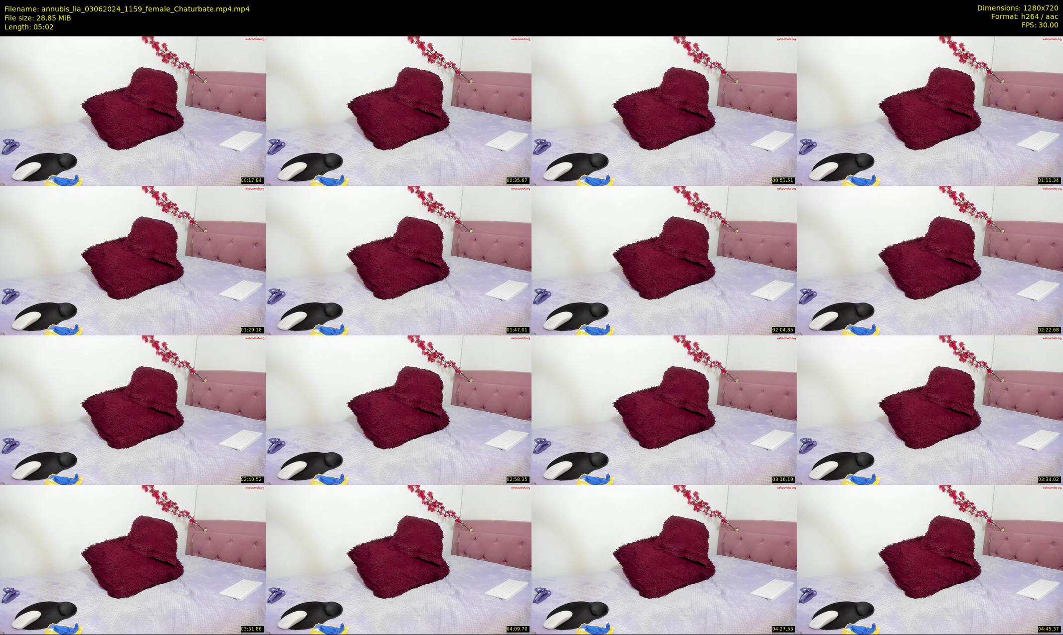 annubis_lia — 6 minute Chaturbate female cam show recording, 720p, Jun 3, 2024
