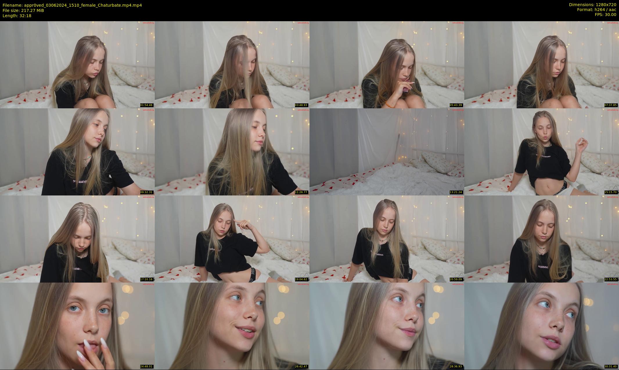 appr0ved — 33 minute Chaturbate female cam show recording, 720p, Jun 3, 2024
