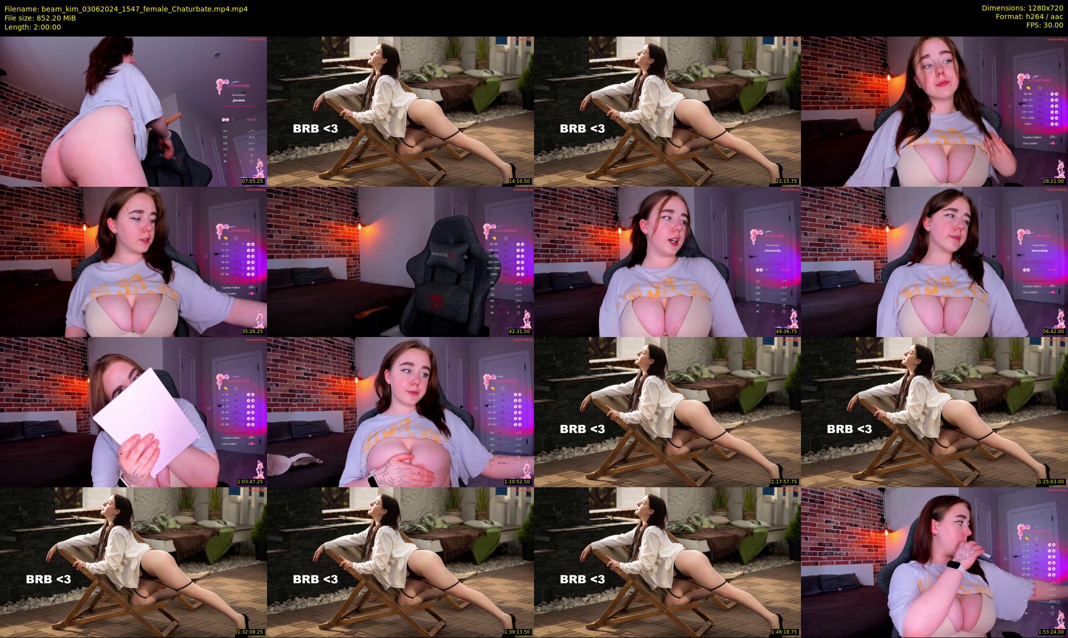 beam_kim — 120 minute Chaturbate female cam show recording, 720p, Jun 3, 2024