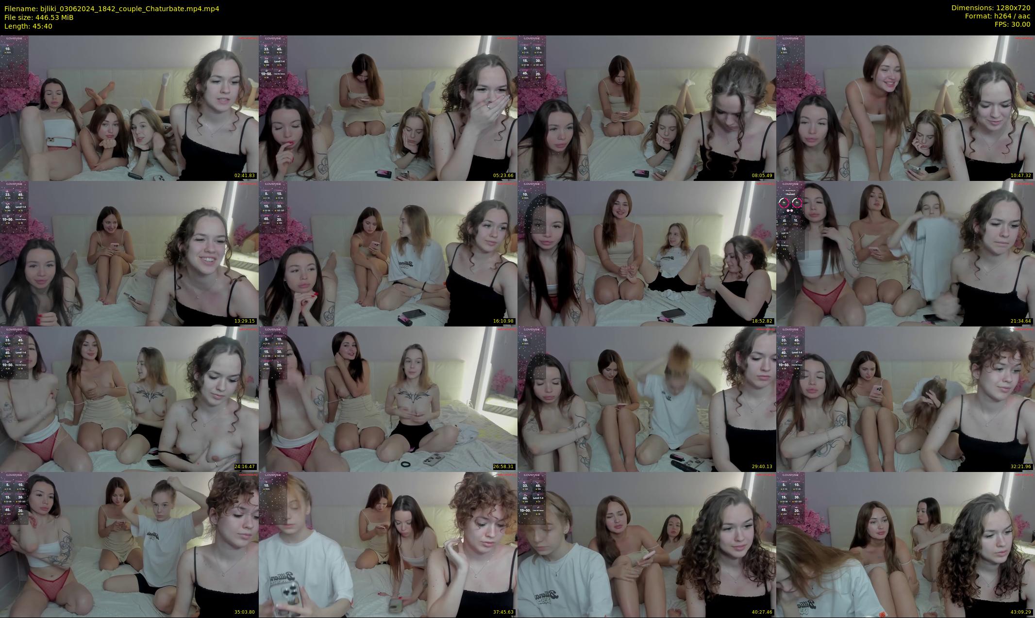 bjliki — 46 minute Chaturbate couple cam show recording, 720p, Jun 3, 2024