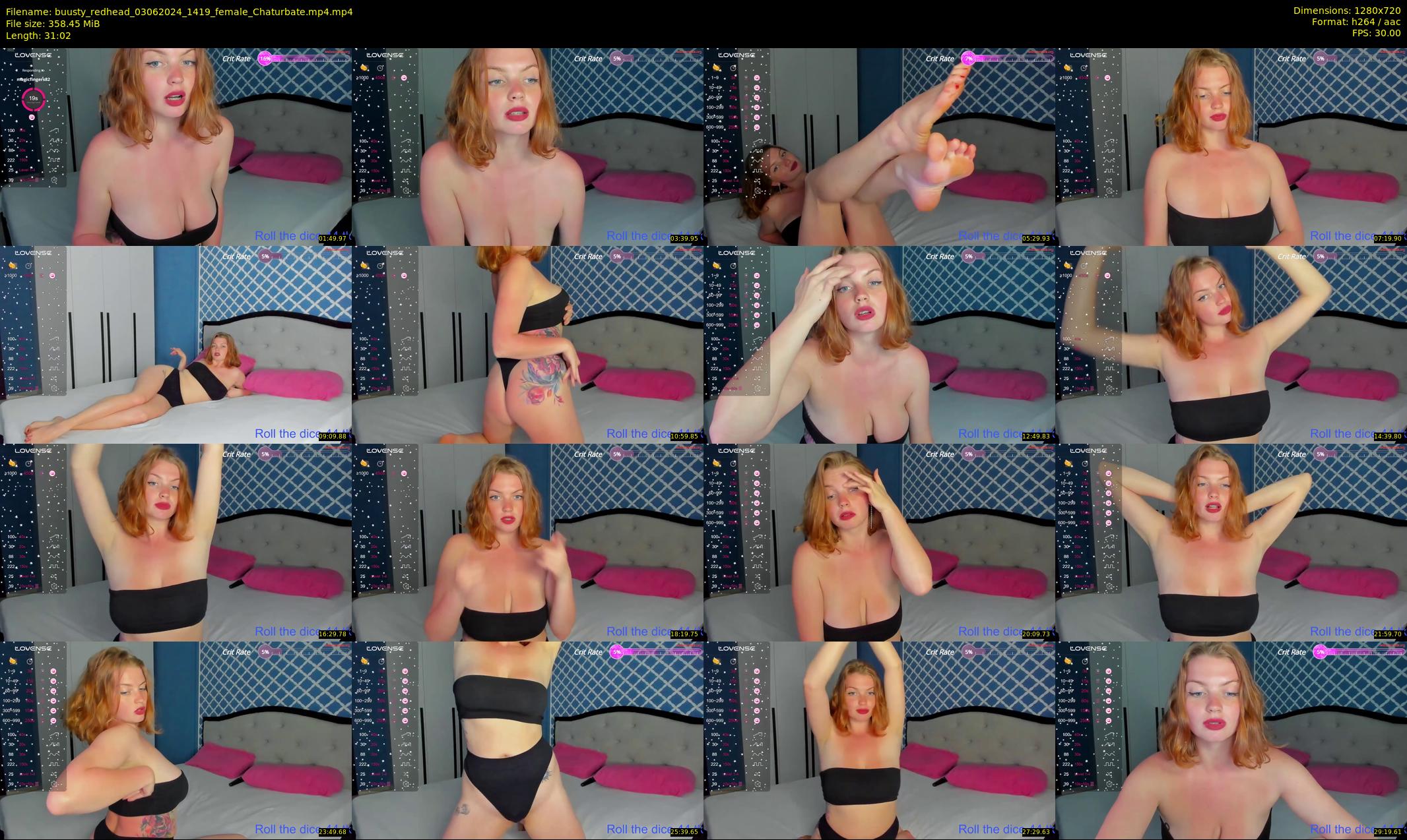 buusty_redhead — 32 minute Chaturbate female cam show recording, 720p, Jun 3, 2024