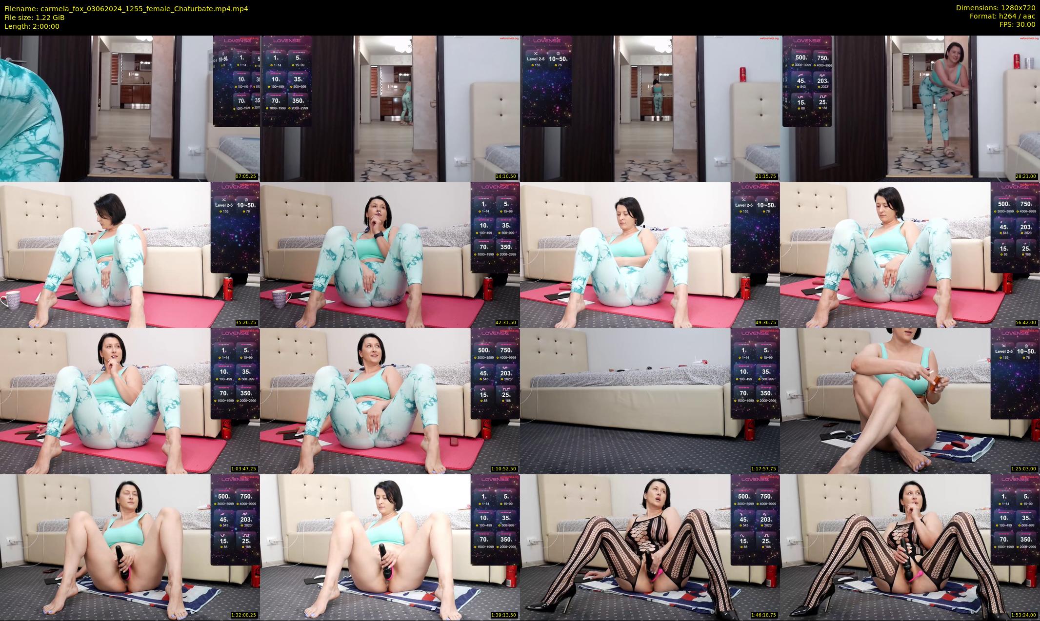 carmela_fox — 120 minute Chaturbate female cam show recording, 720p, Jun 3, 2024