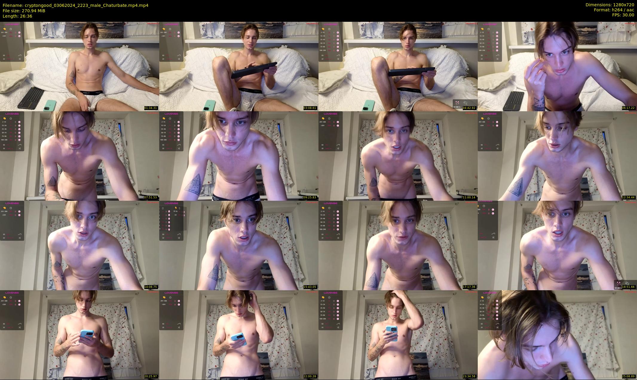 cryptongood — 27 minute Chaturbate male cam show recording, 720p, Jun 3, 2024