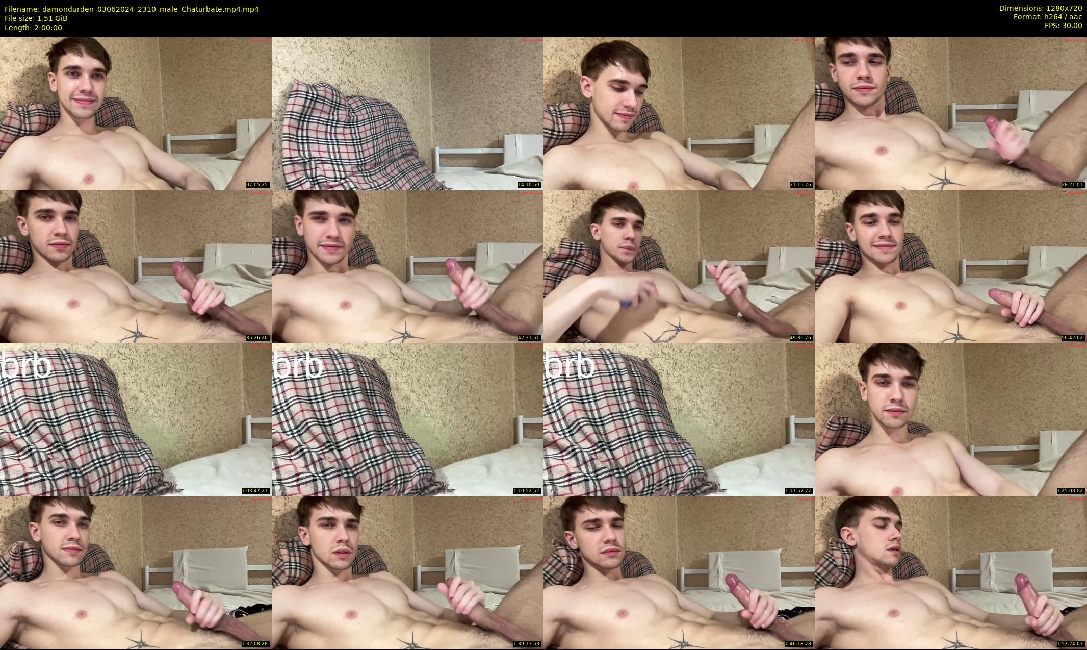 damondurden — 120 minute Chaturbate male cam show recording, 720p, Jun 3, 2024