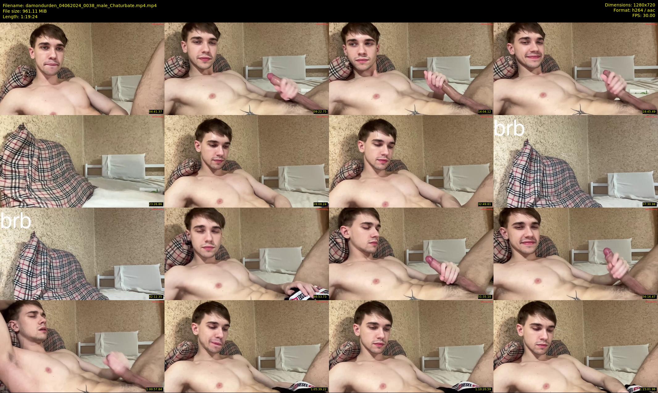 damondurden — 80 minute Chaturbate male cam show recording, 720p, Jun 4, 2024