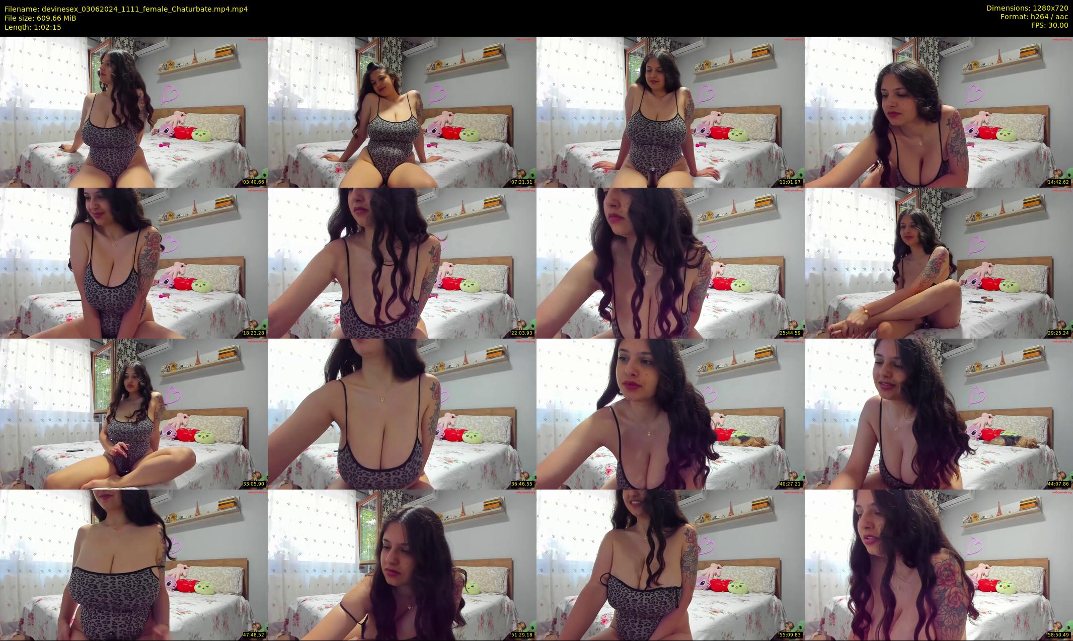devinesex — 63 minute Chaturbate female cam show recording, 720p, Jun 3, 2024