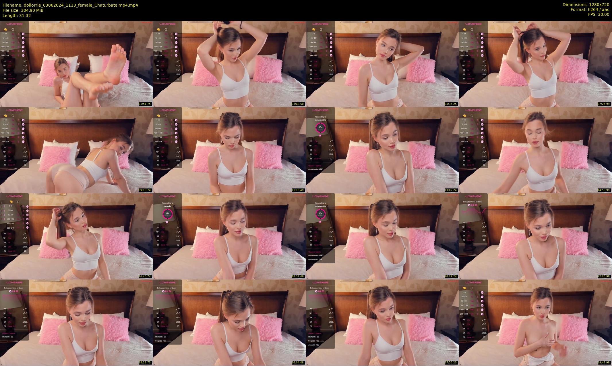 dollorrie — 32 minute Chaturbate couple cam show recording, 720p, Jun 3, 2024