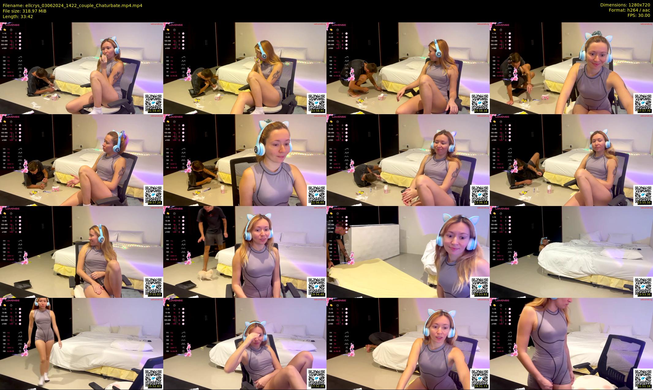 ellcrys — 34 minute Chaturbate couple cam show recording, 720p, Jun 3, 2024