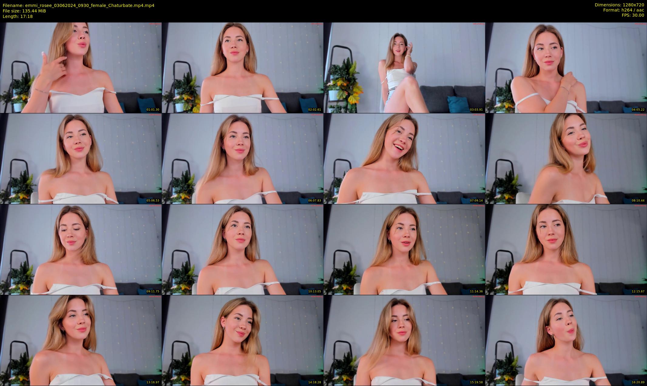 emmi_rosee — 18 minute Chaturbate female cam show recording, 720p, Jun 3, 2024
