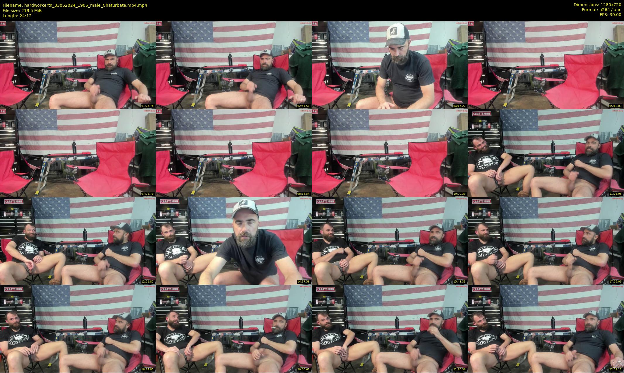 hardworkertn — 25 minute Chaturbate male cam show recording, 720p, Jun 3, 2024