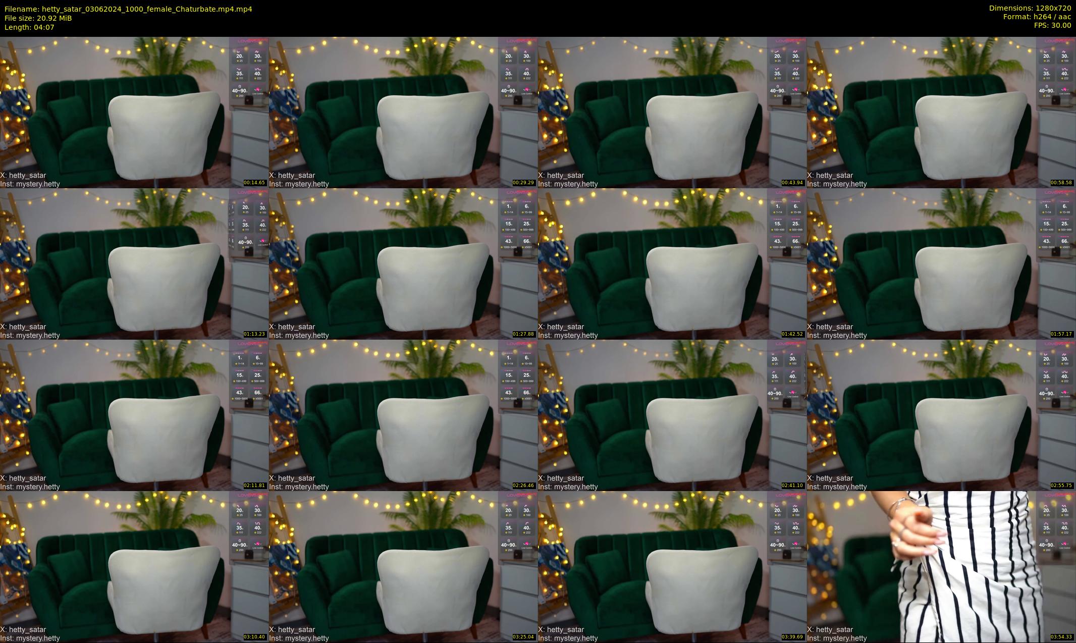 hetty_satar — 5 minute Chaturbate female cam show recording, 720p, Jun 3, 2024