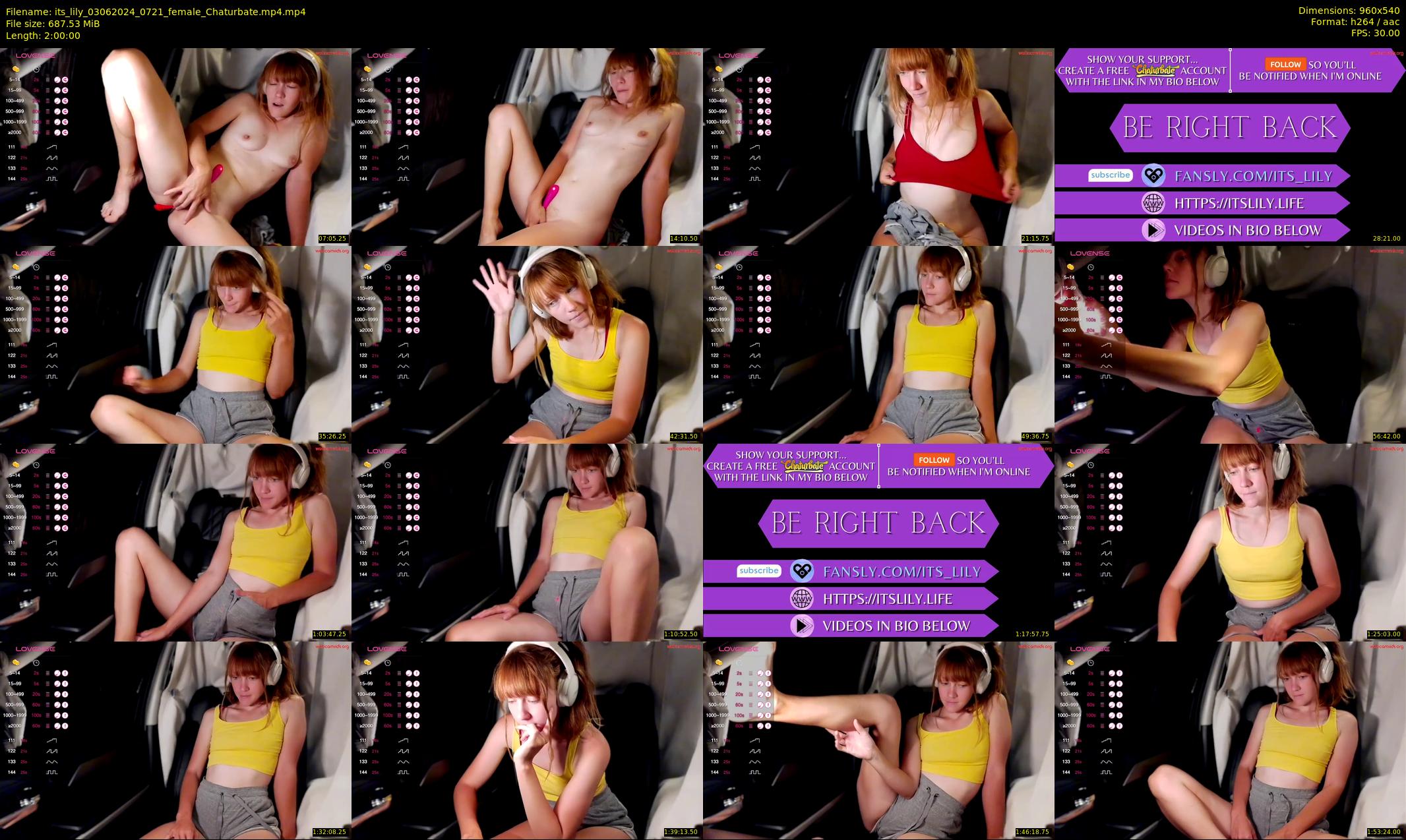 its_lily — 120 minute Chaturbate female cam show recording, 480p, Jun 3, 2024