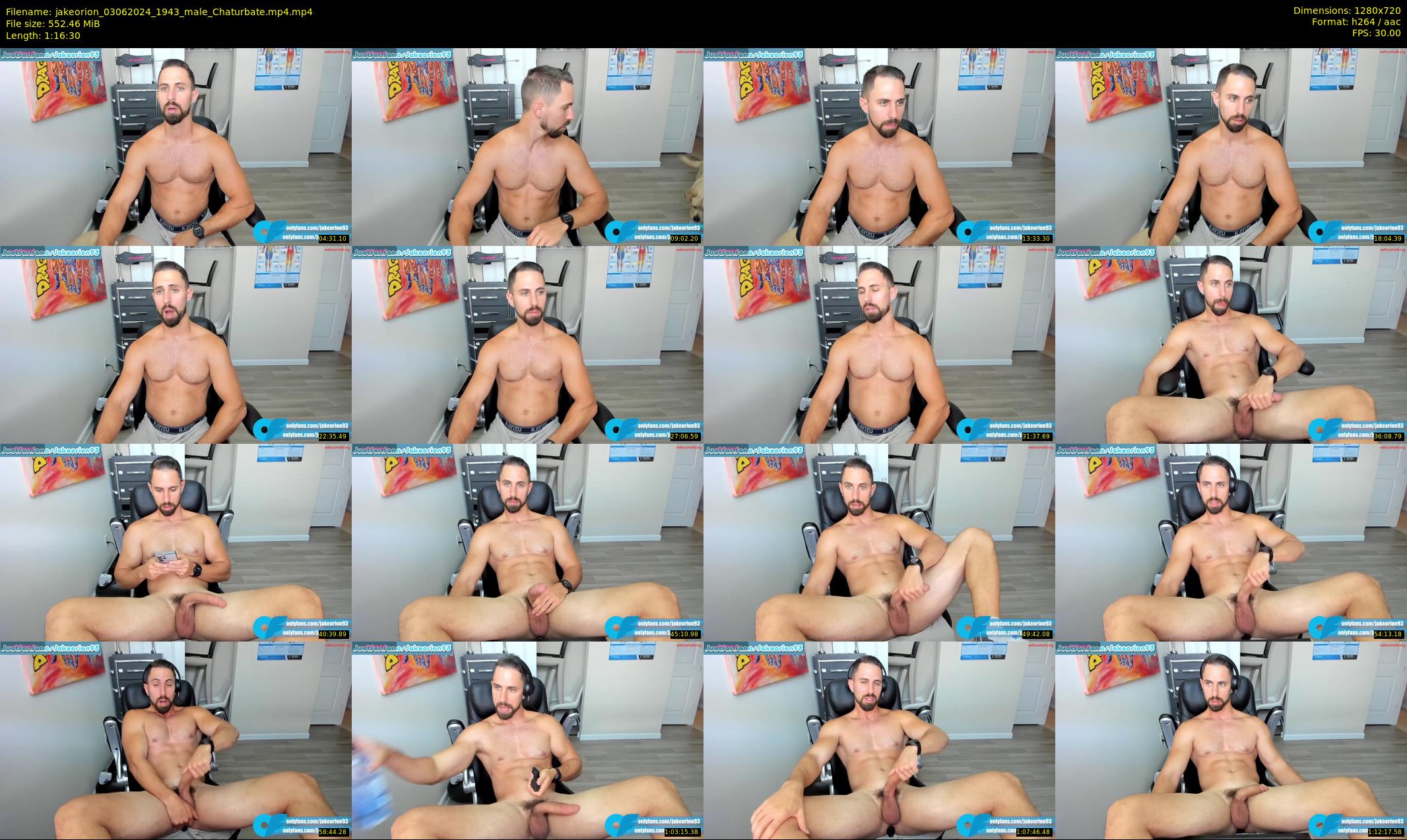 jakeorion — 77 minute Chaturbate male cam show recording, 720p, Jun 3, 2024