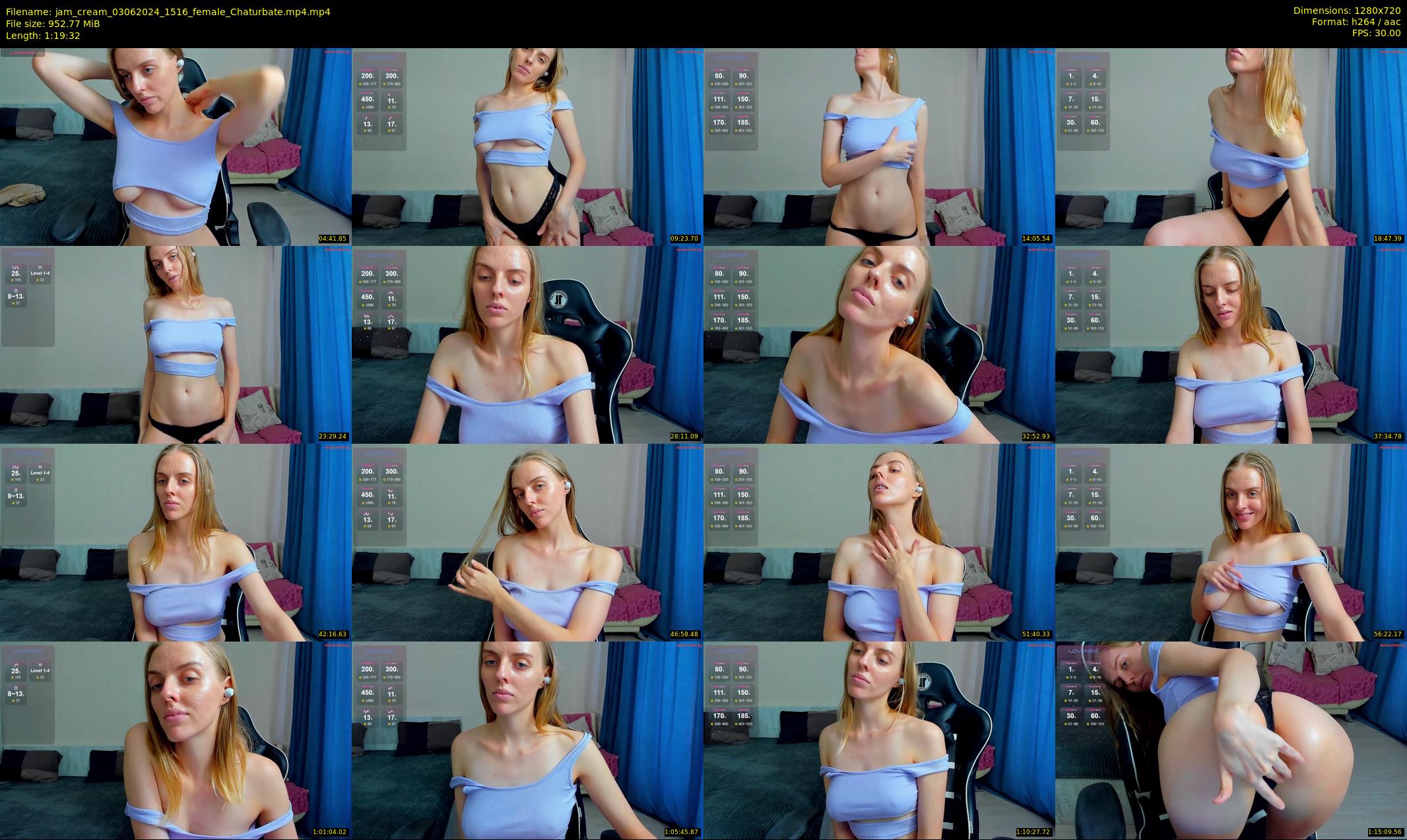 jam_cream — 80 minute Chaturbate female cam show recording, 720p, Jun 3, 2024