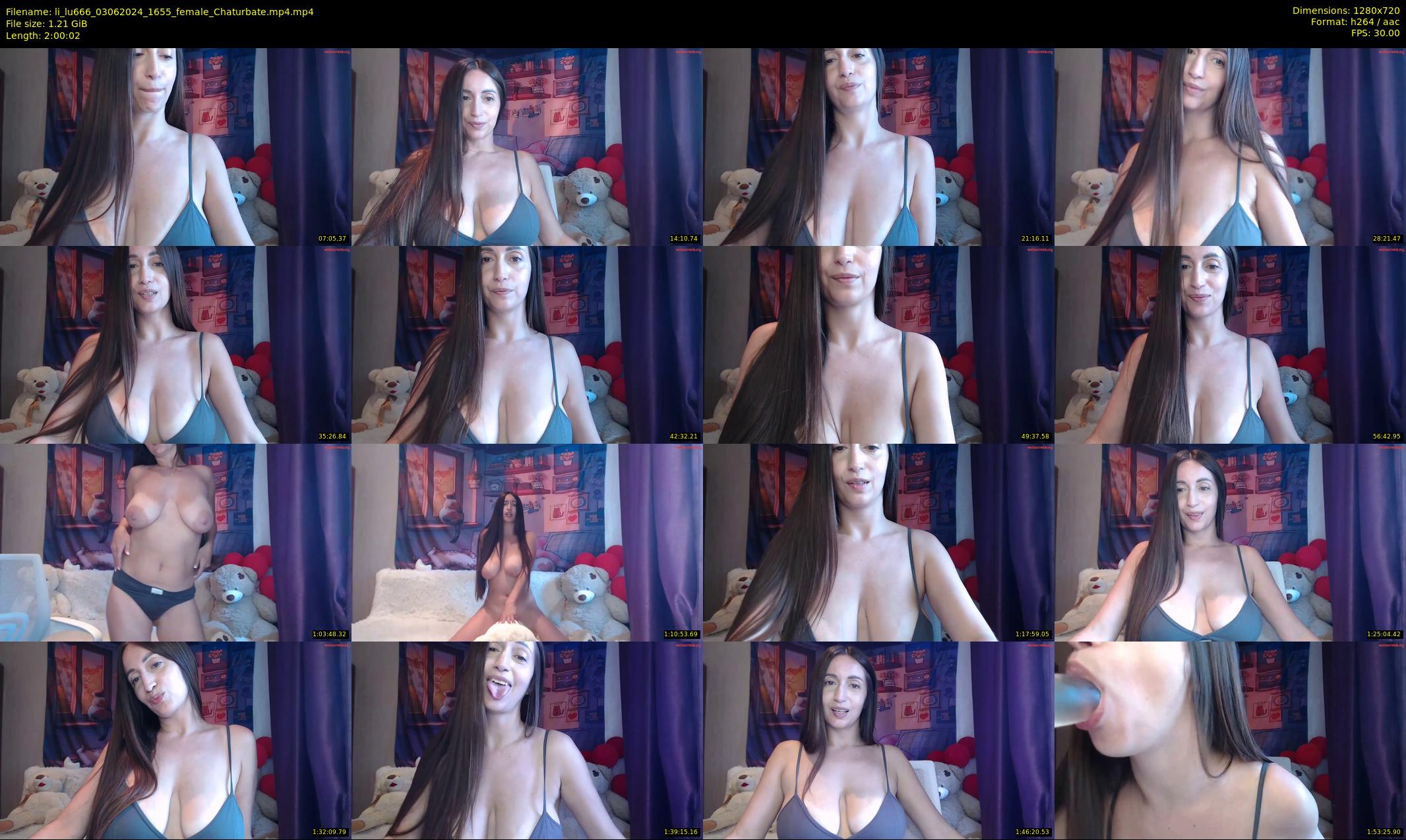 li_lu666 — 121 minute Chaturbate female cam show recording, 720p, Jun 3, 2024