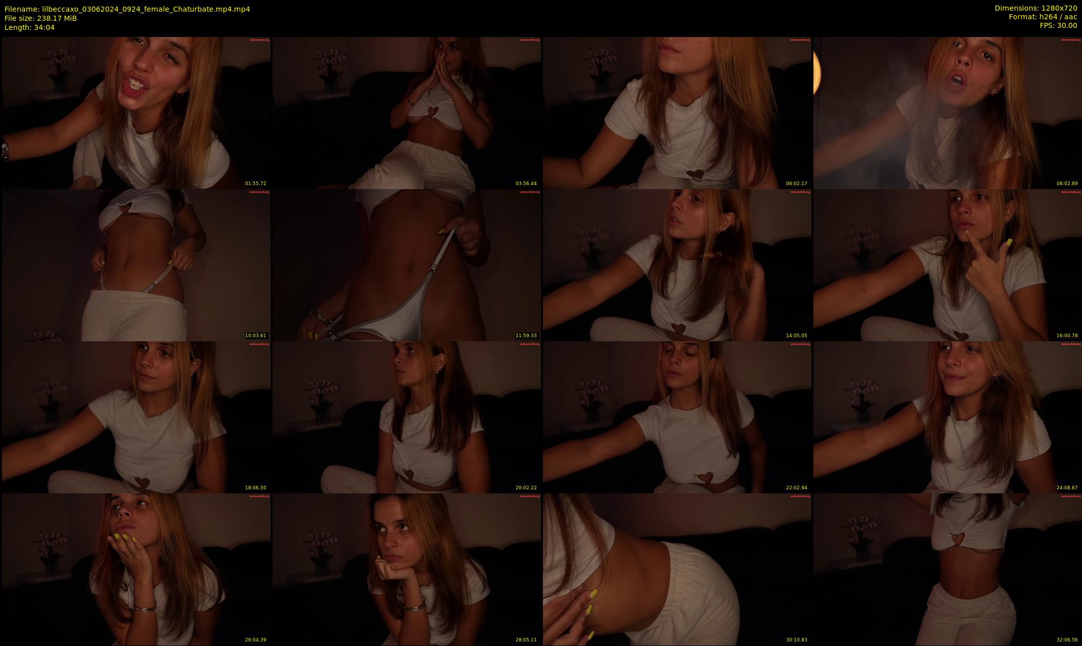 lilbeccaxo — 35 minute Chaturbate female cam show recording, 720p, Jun 3, 2024