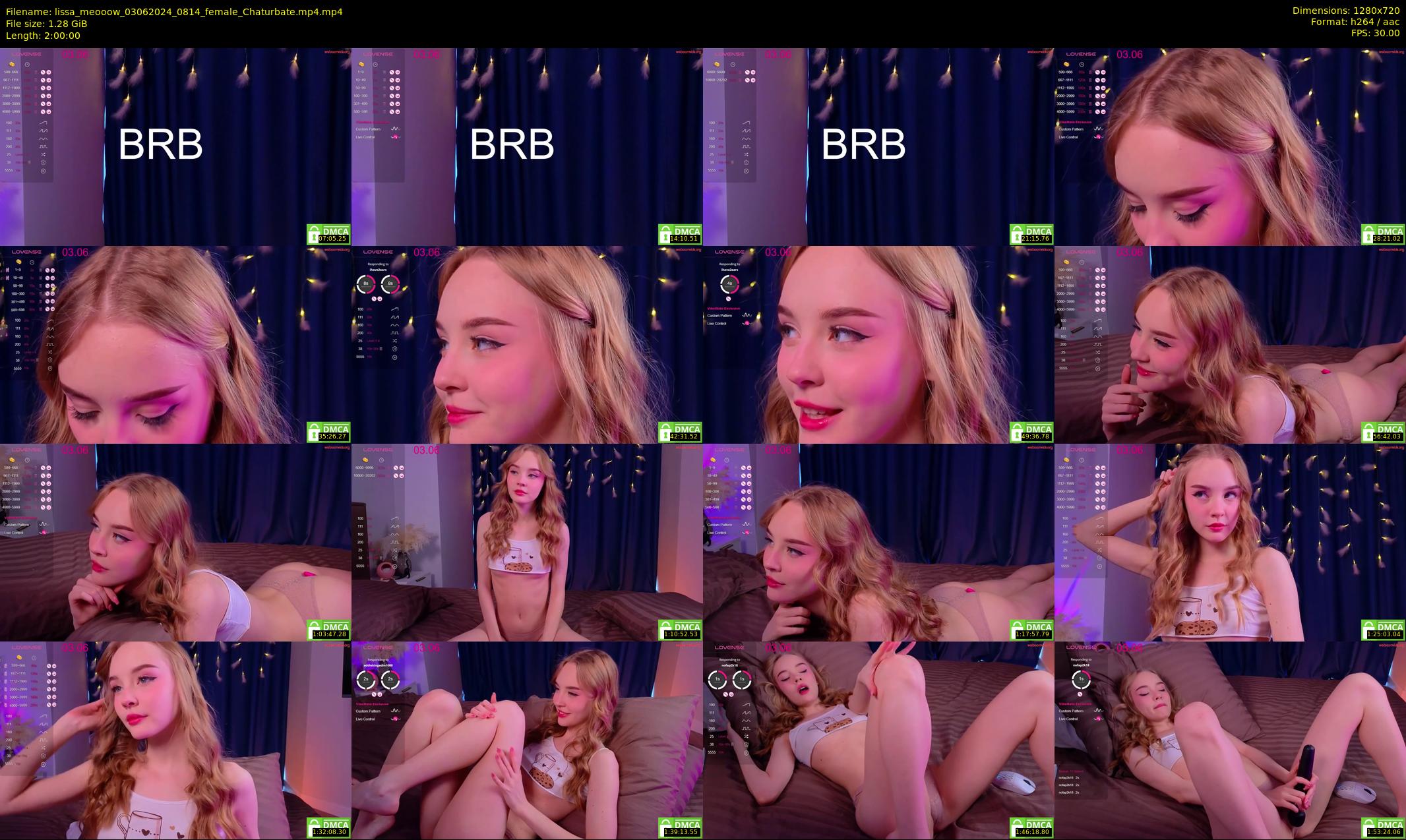lissa_meooow — 120 minute Chaturbate female cam show recording, 720p, Jun 3, 2024