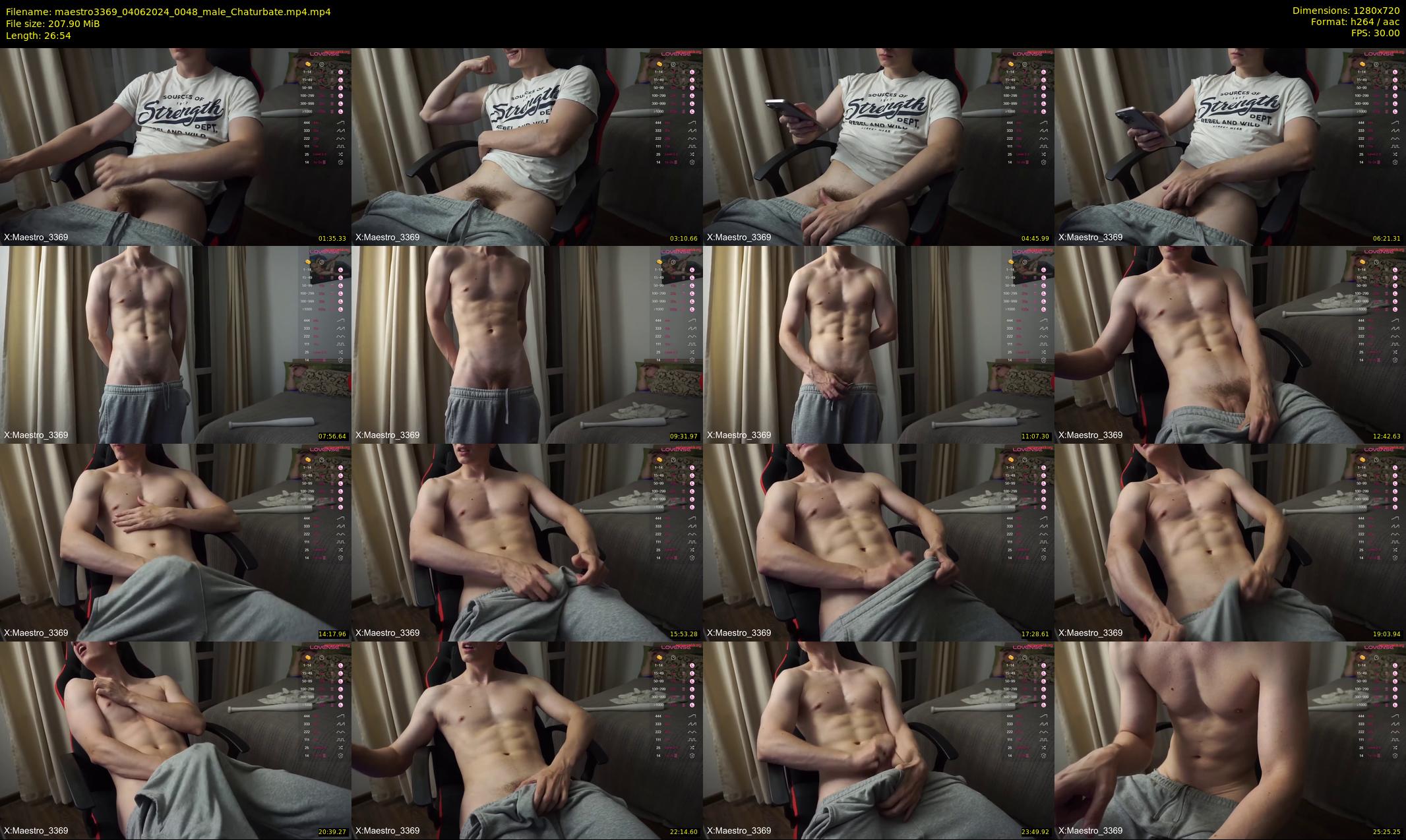 maestro3369 — 27 minute Chaturbate male cam show recording, 720p, Jun 4, 2024