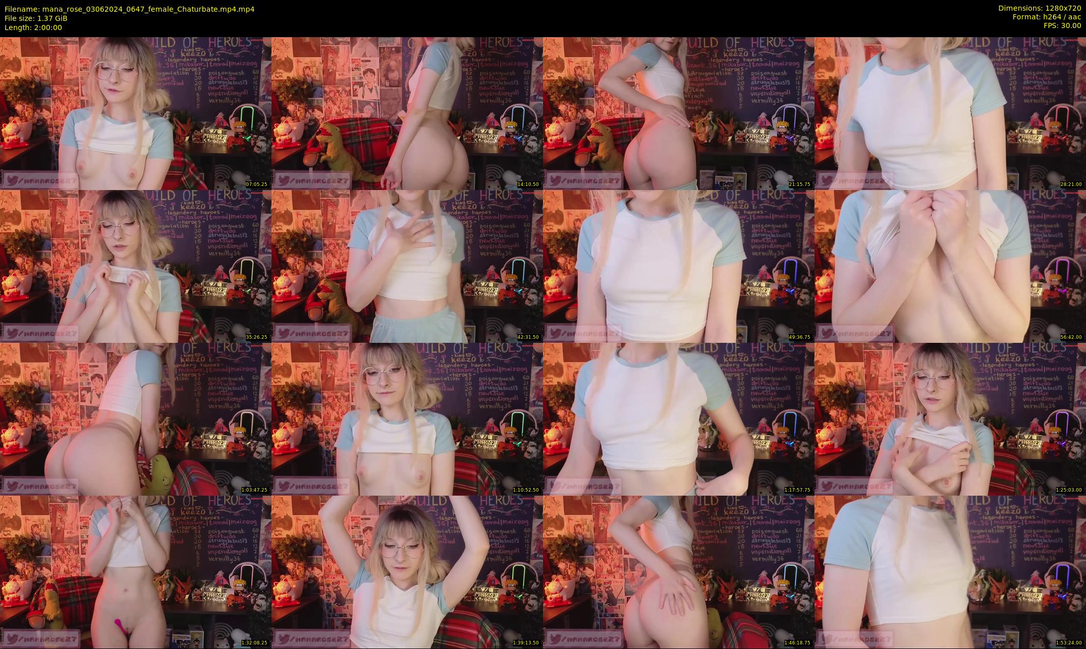 mana_rose — 120 minute Chaturbate female cam show recording, 720p, Jun 3, 2024