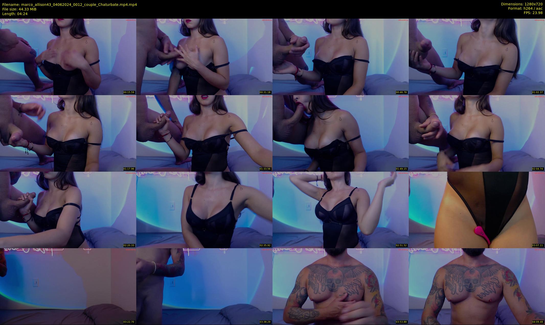 marco_allison43 — 5 minute Chaturbate couple cam show recording, 720p, Jun 4, 2024