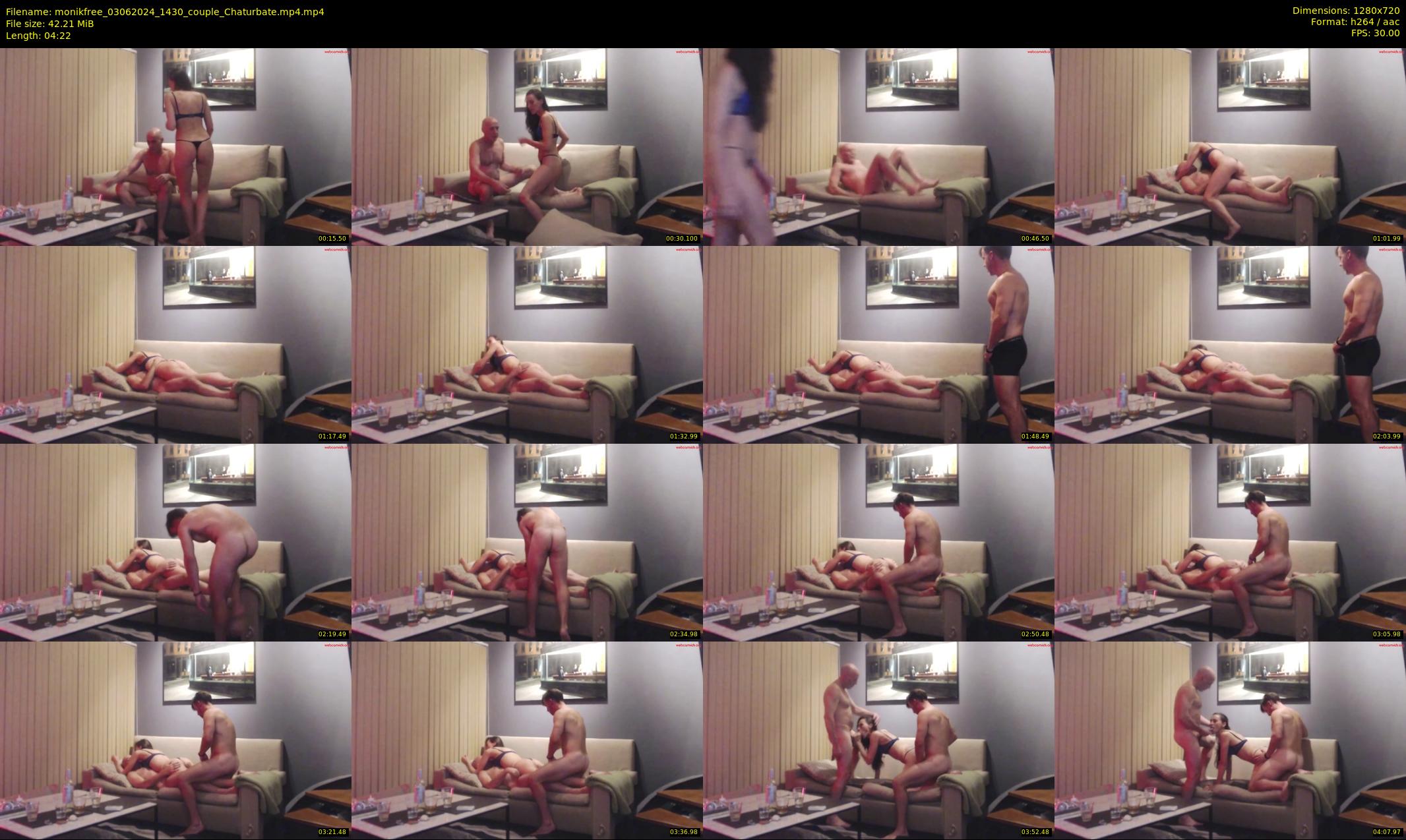 monikfree — 5 minute Chaturbate couple cam show recording, 720p, Jun 3, 2024