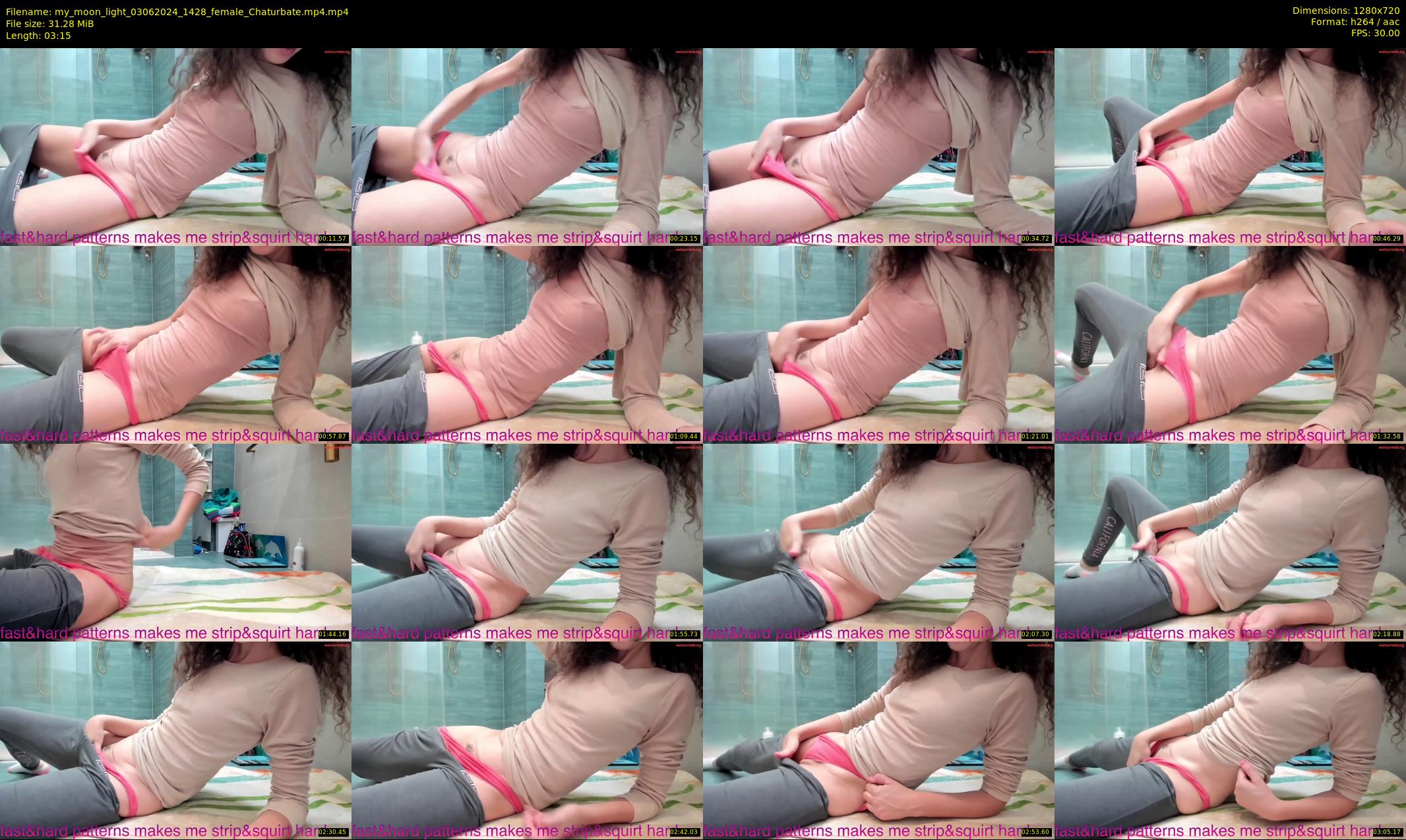 my_moon_light — 4 minute Chaturbate female cam show recording, 720p, Jun 3, 2024