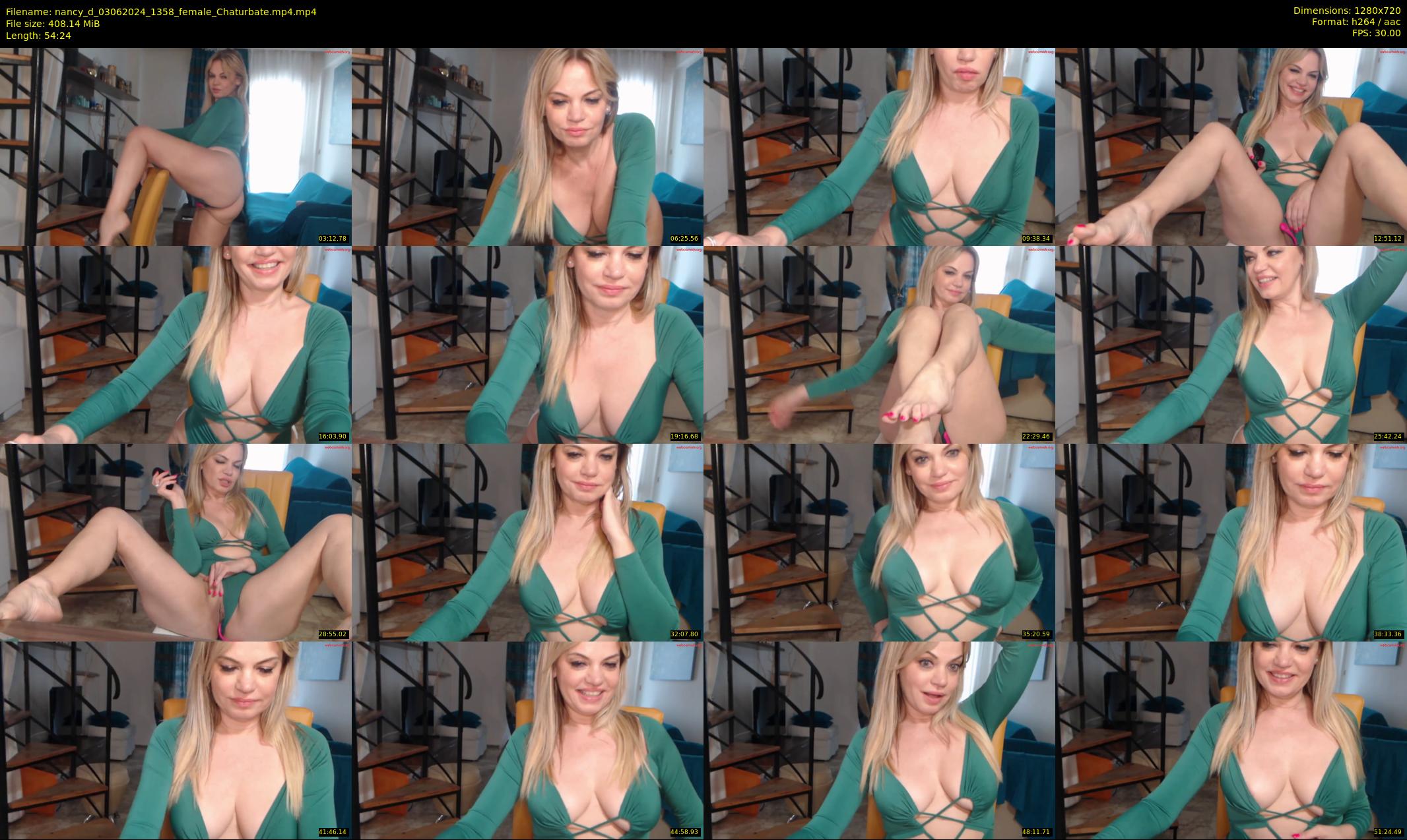 nancy_d — 55 minute Chaturbate female cam show recording, 720p, Jun 3, 2024