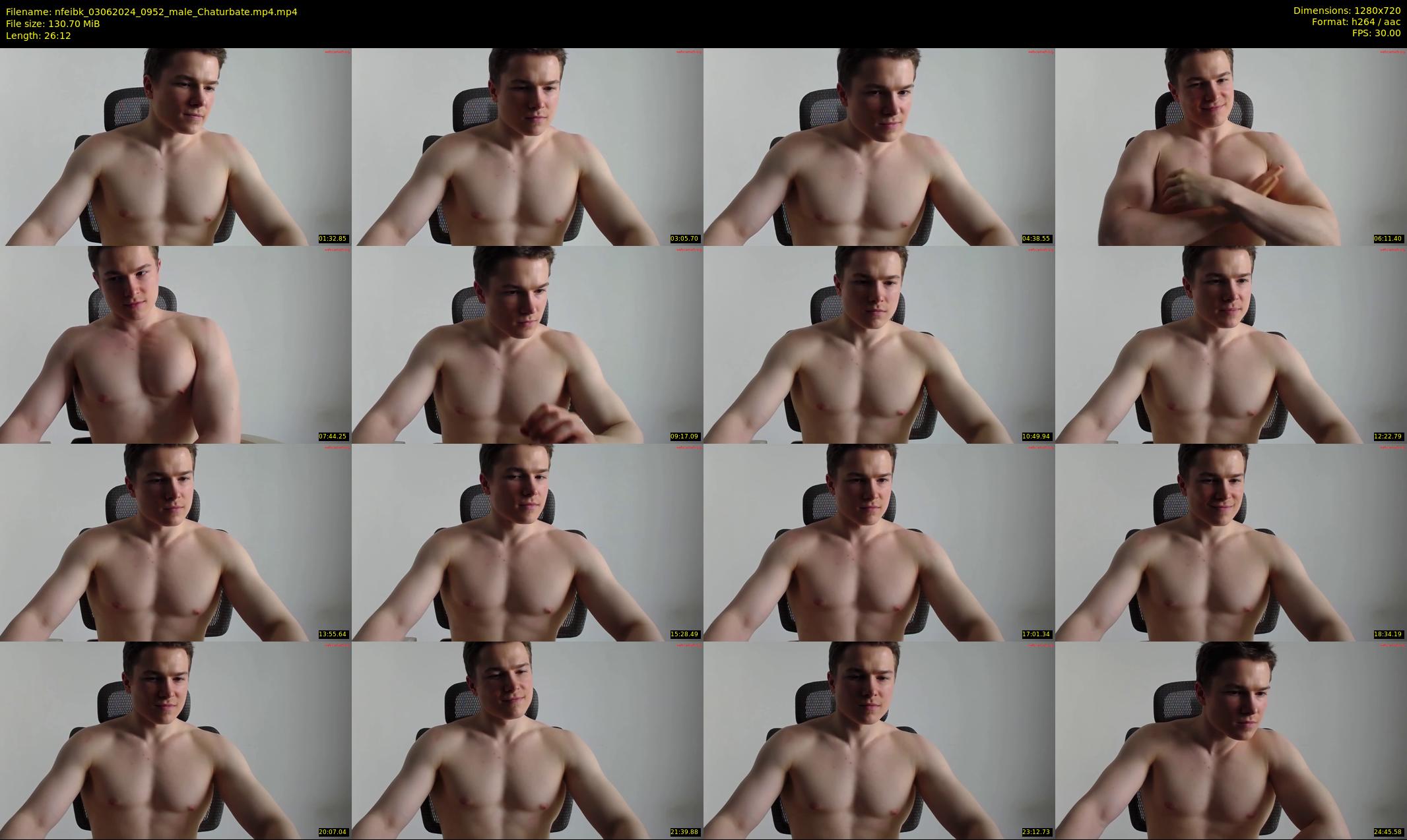 nfeibk — 27 minute Chaturbate male cam show recording, 720p, Jun 3, 2024