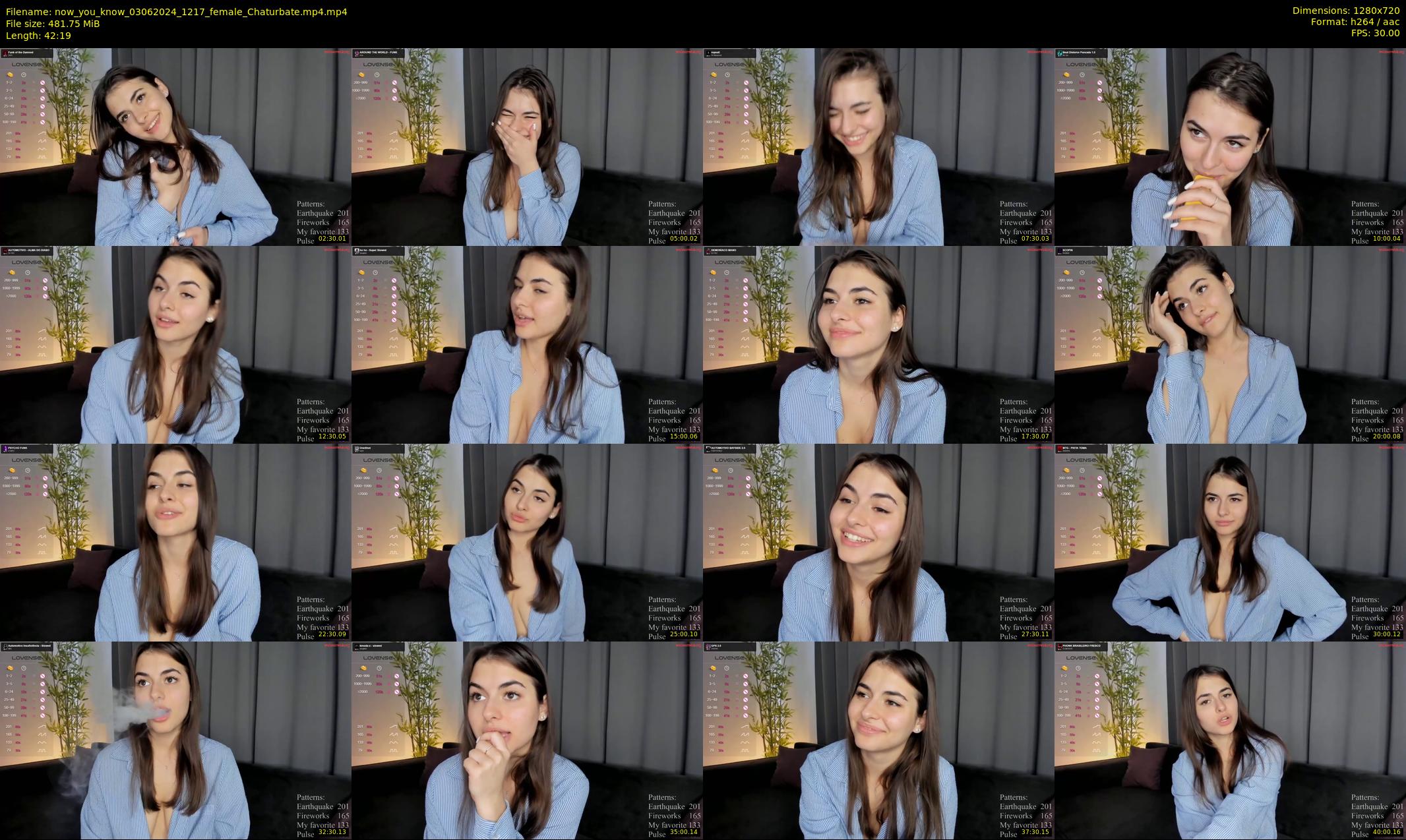 now_you_know — 43 minute Chaturbate female cam show recording, 720p, Jun 3, 2024