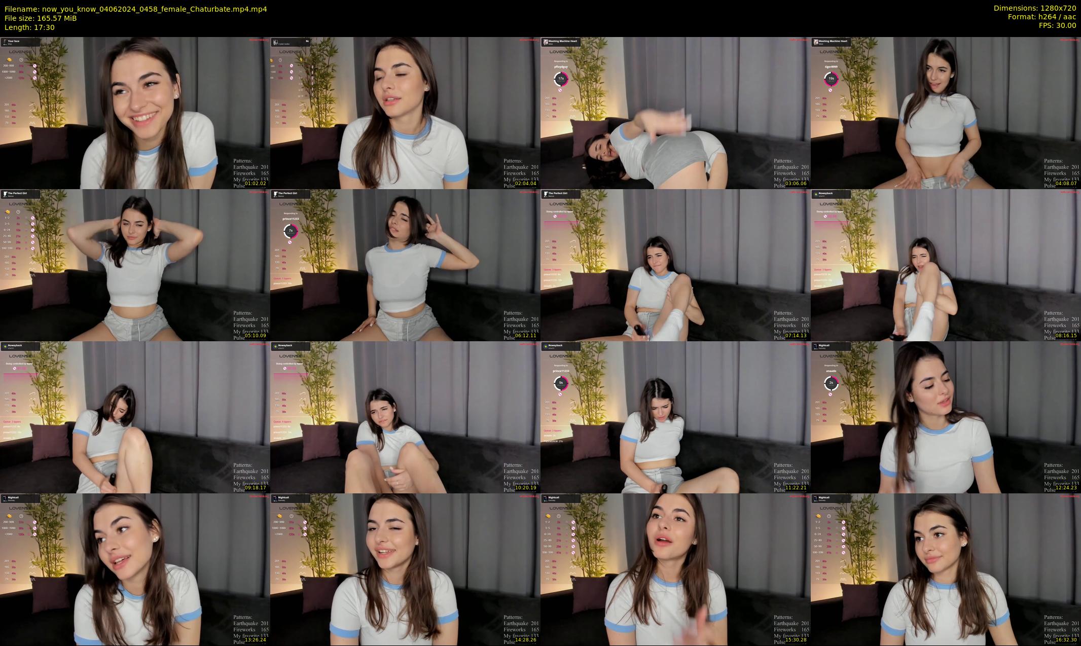 now_you_know — 18 minute Chaturbate female cam show recording, 720p, Jun 4, 2024