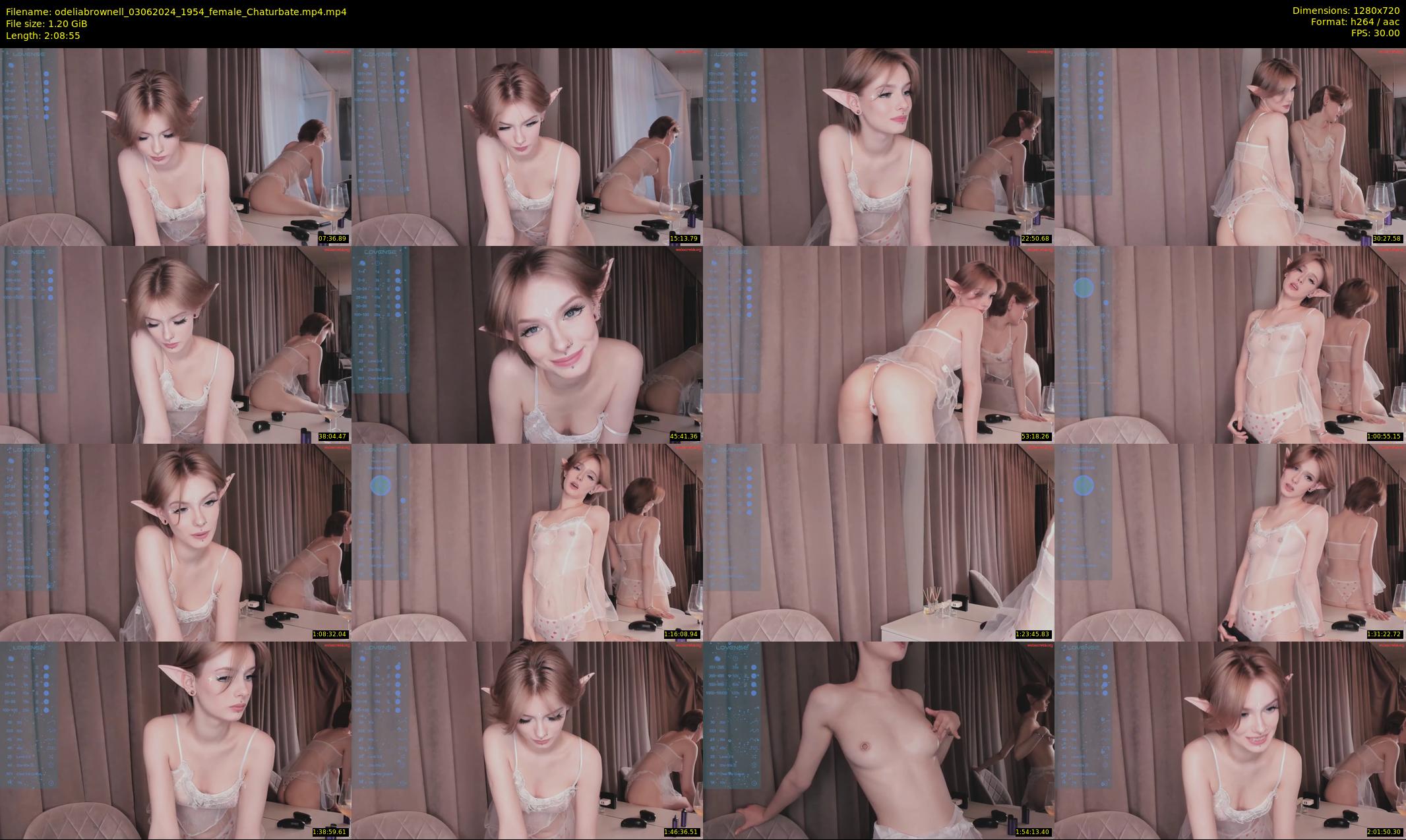 odeliabrownell — 129 minute Chaturbate female cam show recording, 720p, Jun 3, 2024