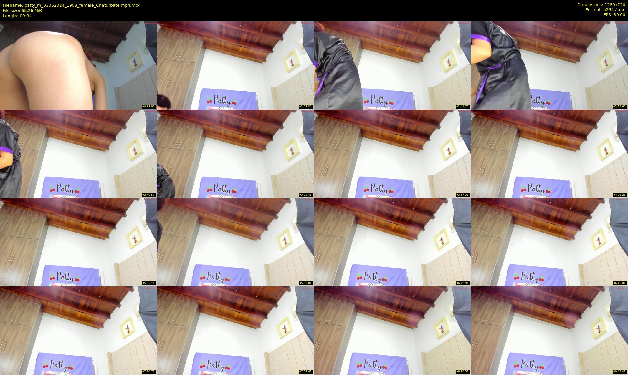 patty_m — 10 minute Chaturbate female cam show recording, 720p, Jun 3, 2024