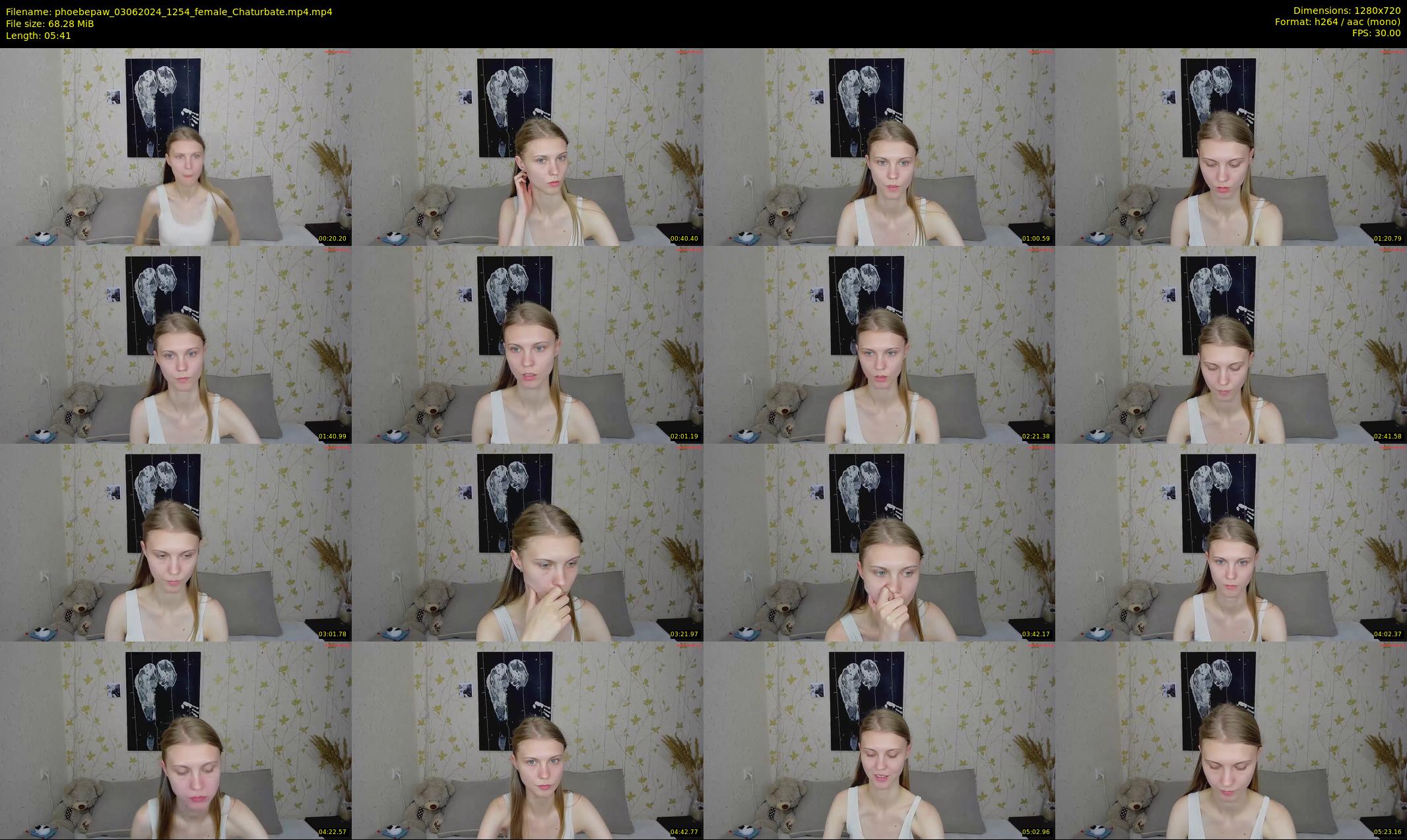 phoebepaw — 6 minute Chaturbate female cam show recording, 720p, Jun 3, 2024