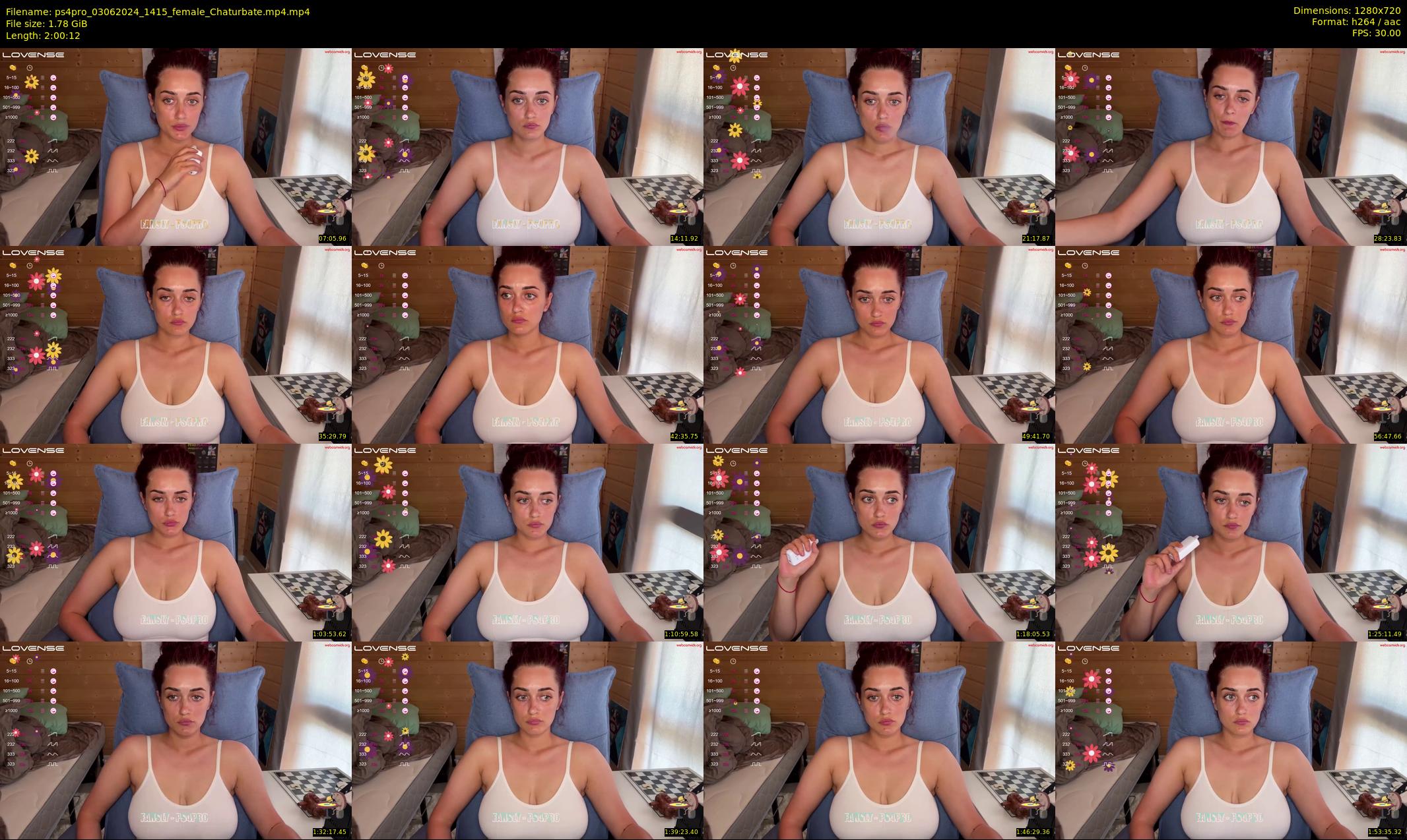 ps4pro — 121 minute Chaturbate female cam show recording, 720p, Jun 3, 2024