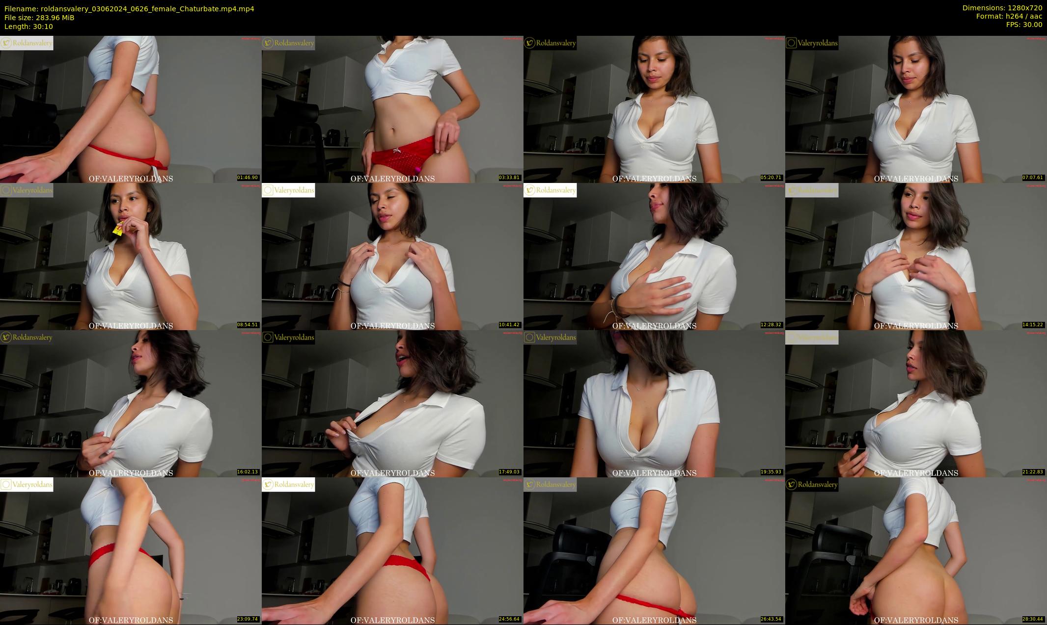 roldansvalery — 31 minute Chaturbate female cam show recording, 720p, Jun 3, 2024