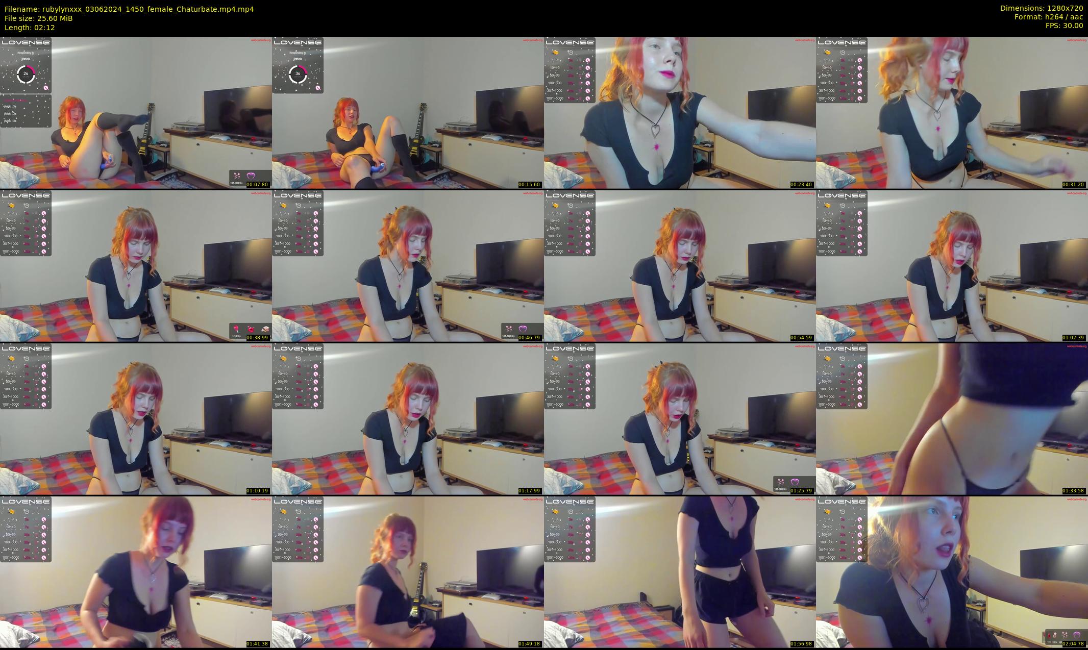 rubylynxxx — 3 minute Chaturbate female cam show recording, 720p, Jun 3, 2024