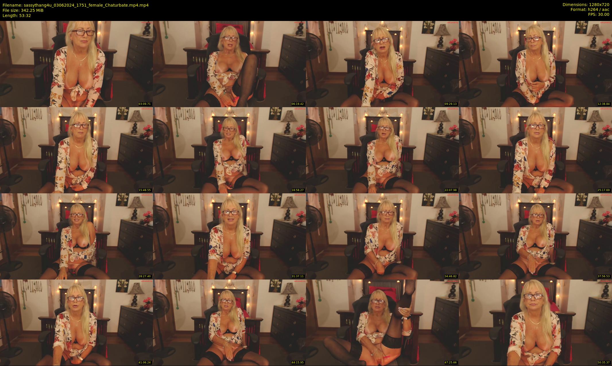 sassythang4u — 54 minute Chaturbate female cam show recording, 720p, Jun 3, 2024