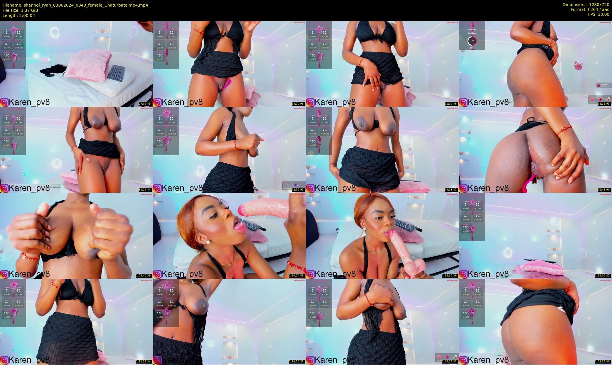 shannol_ryan — 121 minute Chaturbate female cam show recording, 720p, Jun 3, 2024