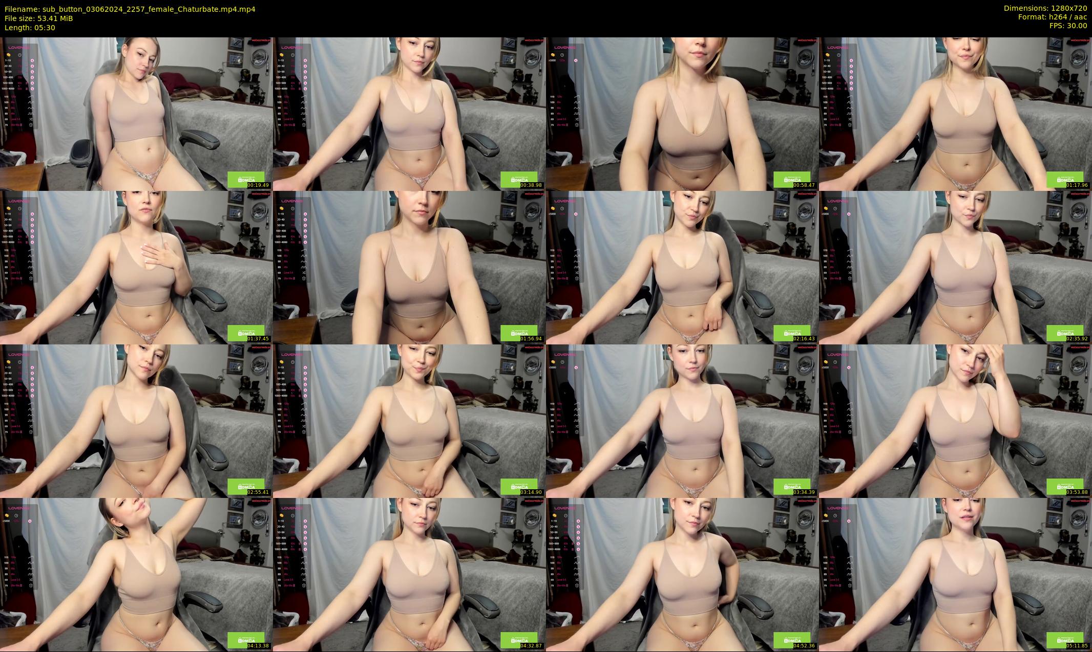 sub_button — 6 minute Chaturbate female cam show recording, 720p, Jun 3, 2024