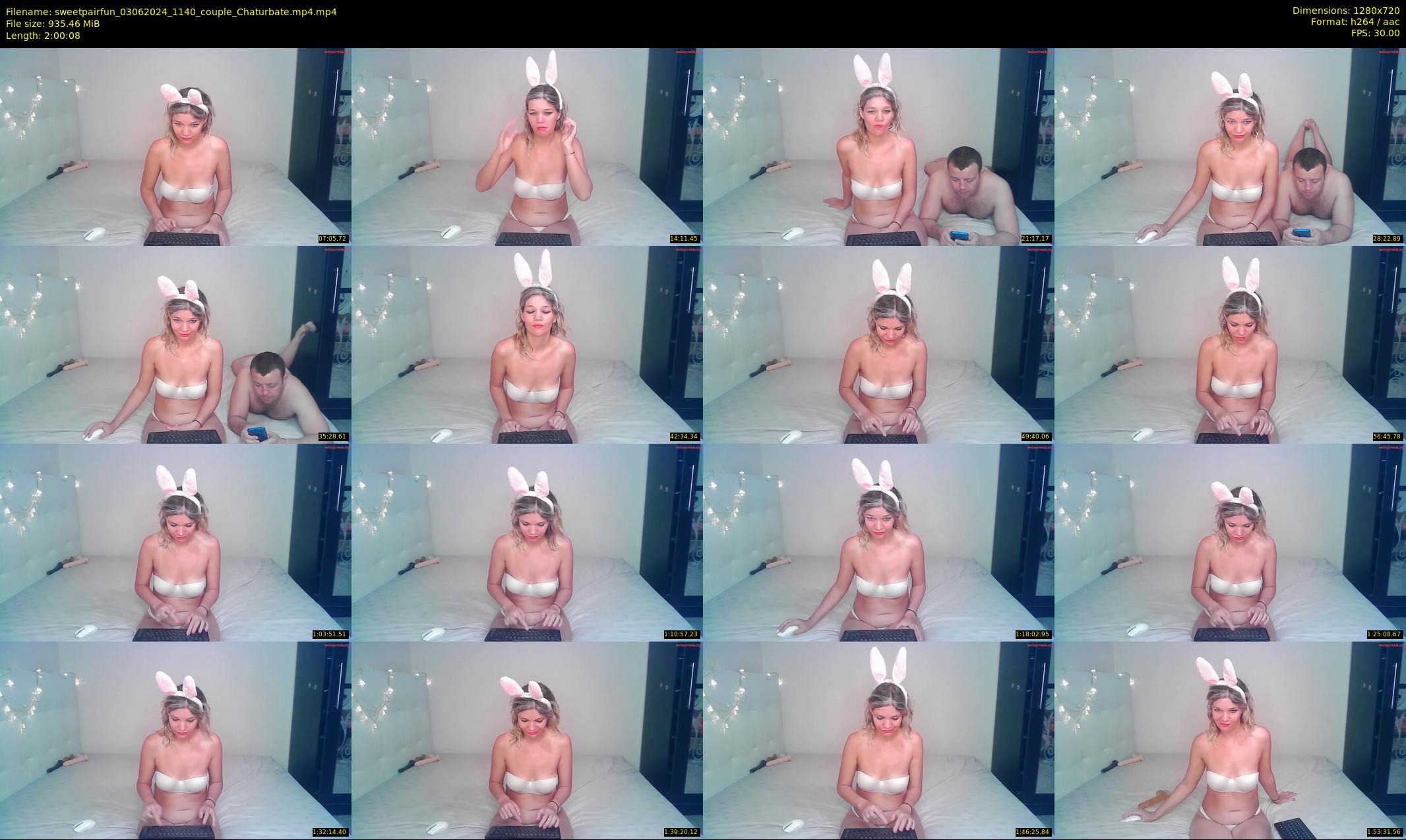 sweetpairfun — 121 minute Chaturbate couple cam show recording, 720p, Jun 3, 2024