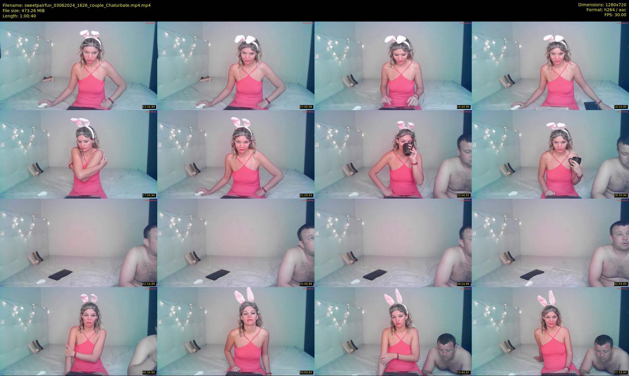 sweetpairfun — 61 minute Chaturbate couple cam show recording, 720p, Jun 3, 2024