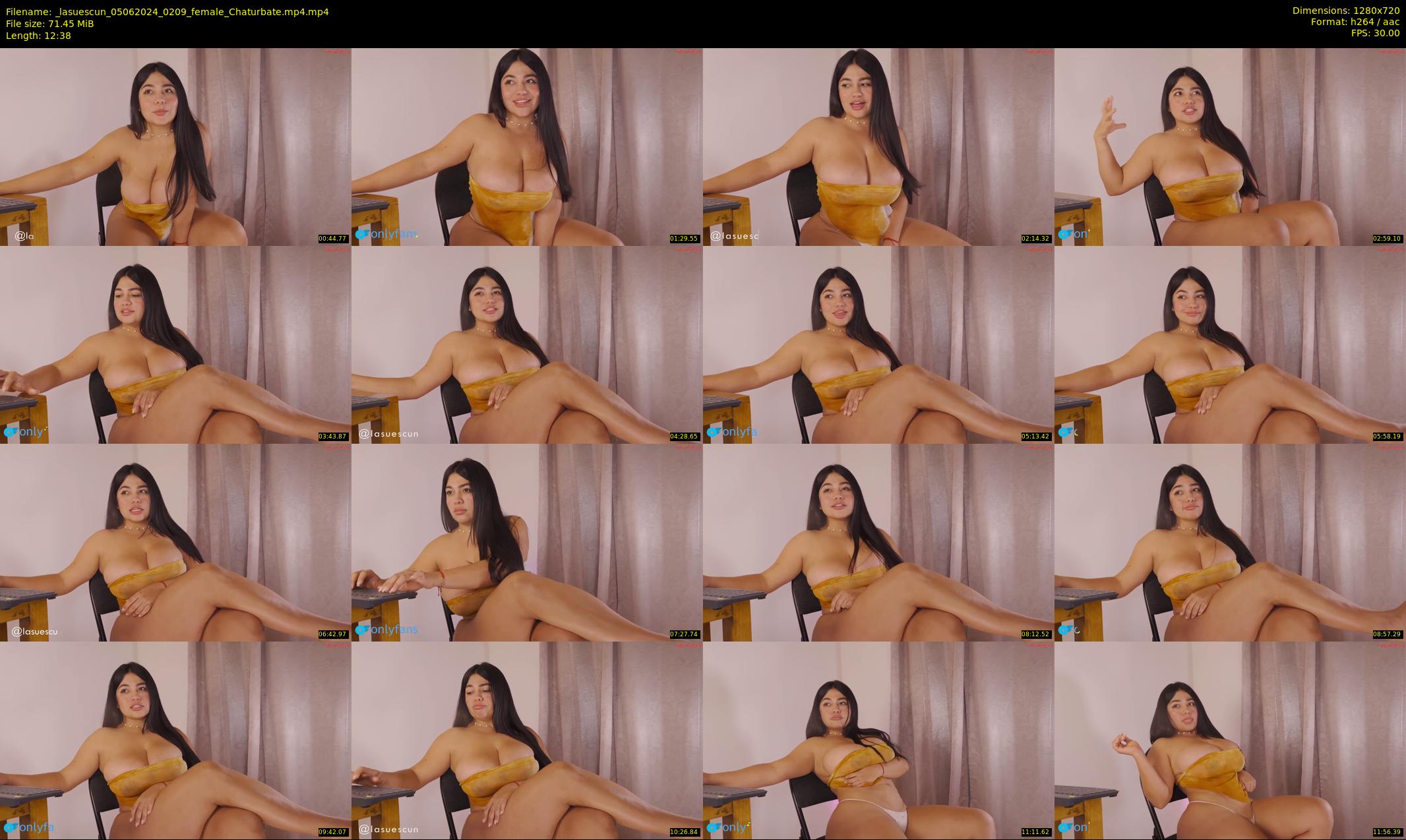 _lasuescun — 13 minute Chaturbate female cam show recording, 720p, Jun 5, 2024