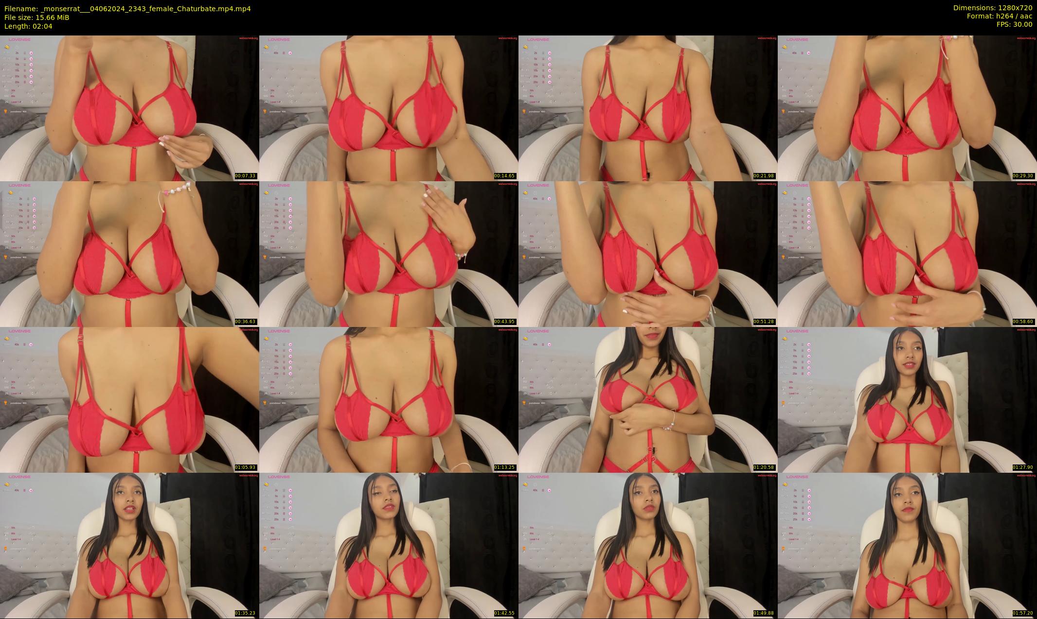_monserrat__ — 3 minute Chaturbate female cam show recording, 720p, Jun 4, 2024