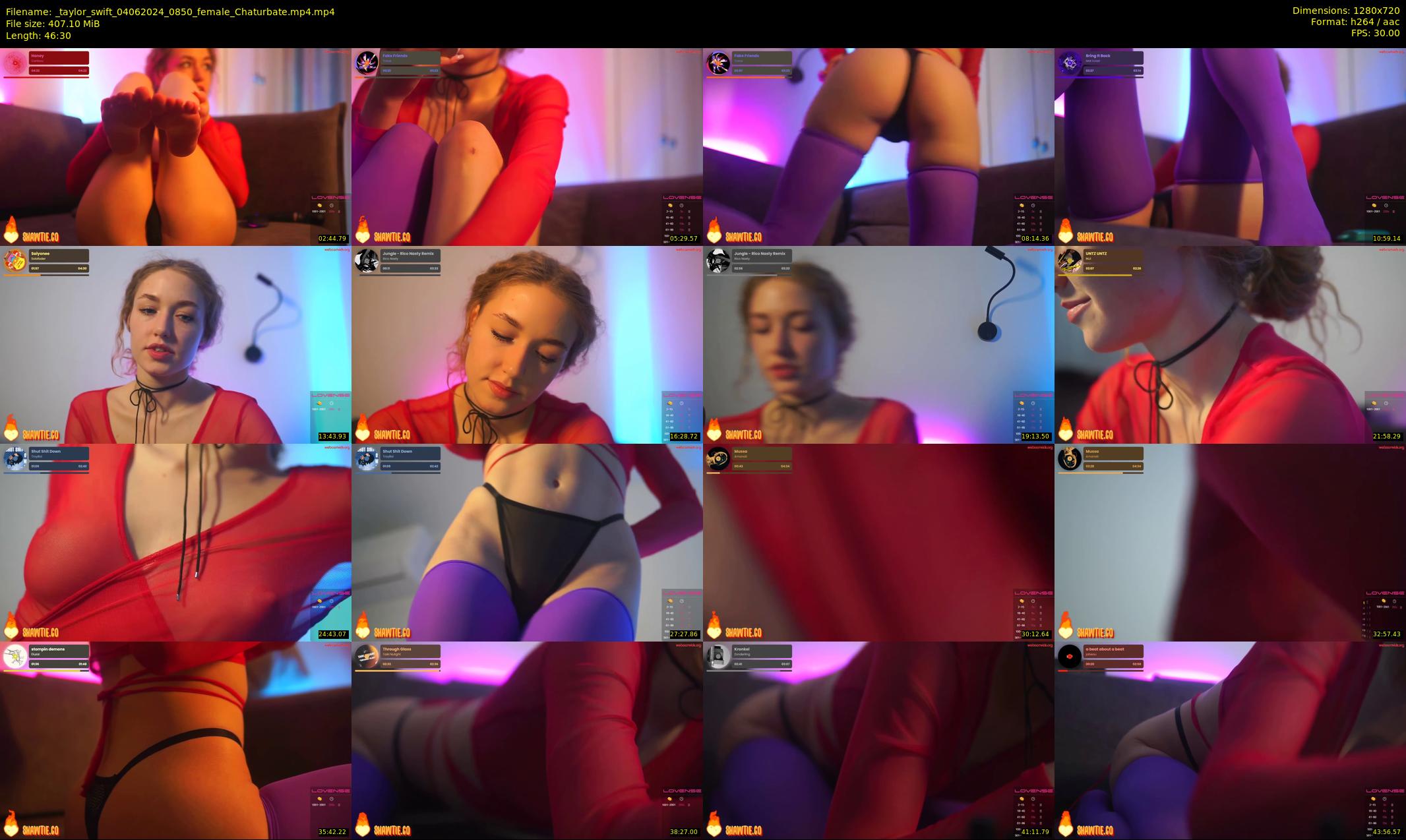 _taylor_swift — 47 minute Chaturbate female cam show recording, 720p, Jun 4, 2024