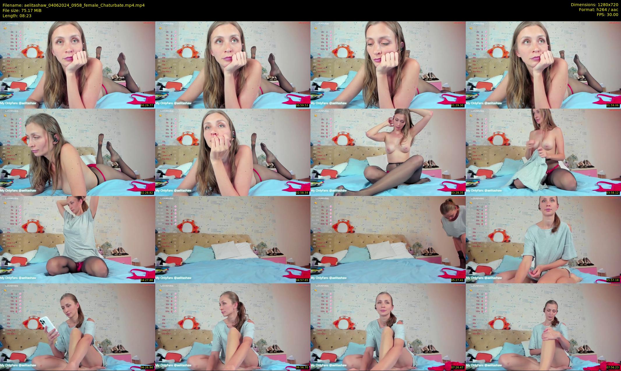 aelitashaw — 9 minute Chaturbate female cam show recording, 720p, Jun 4, 2024