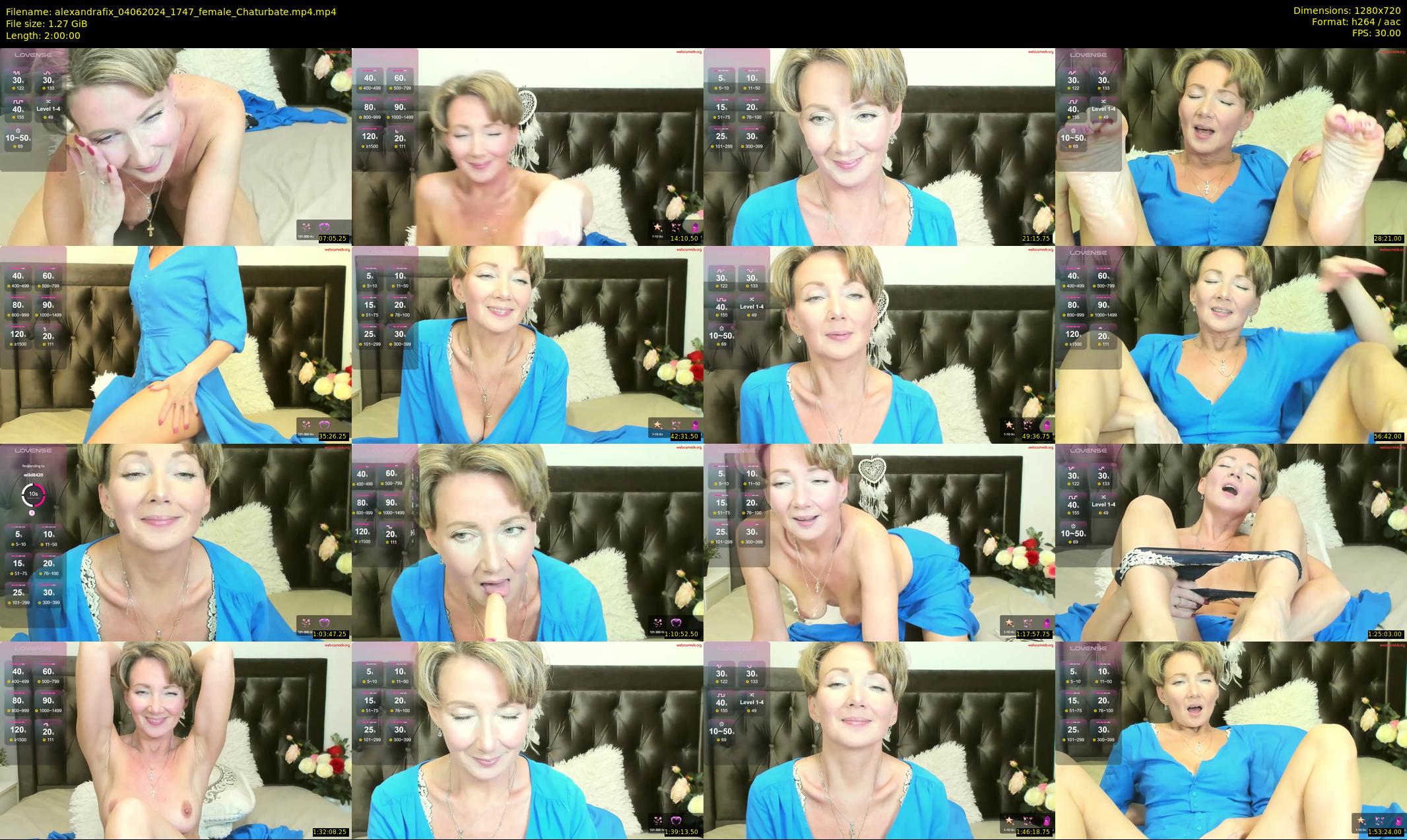alexandrafix — 120 minute Chaturbate female cam show recording, 720p, Jun 4, 2024
