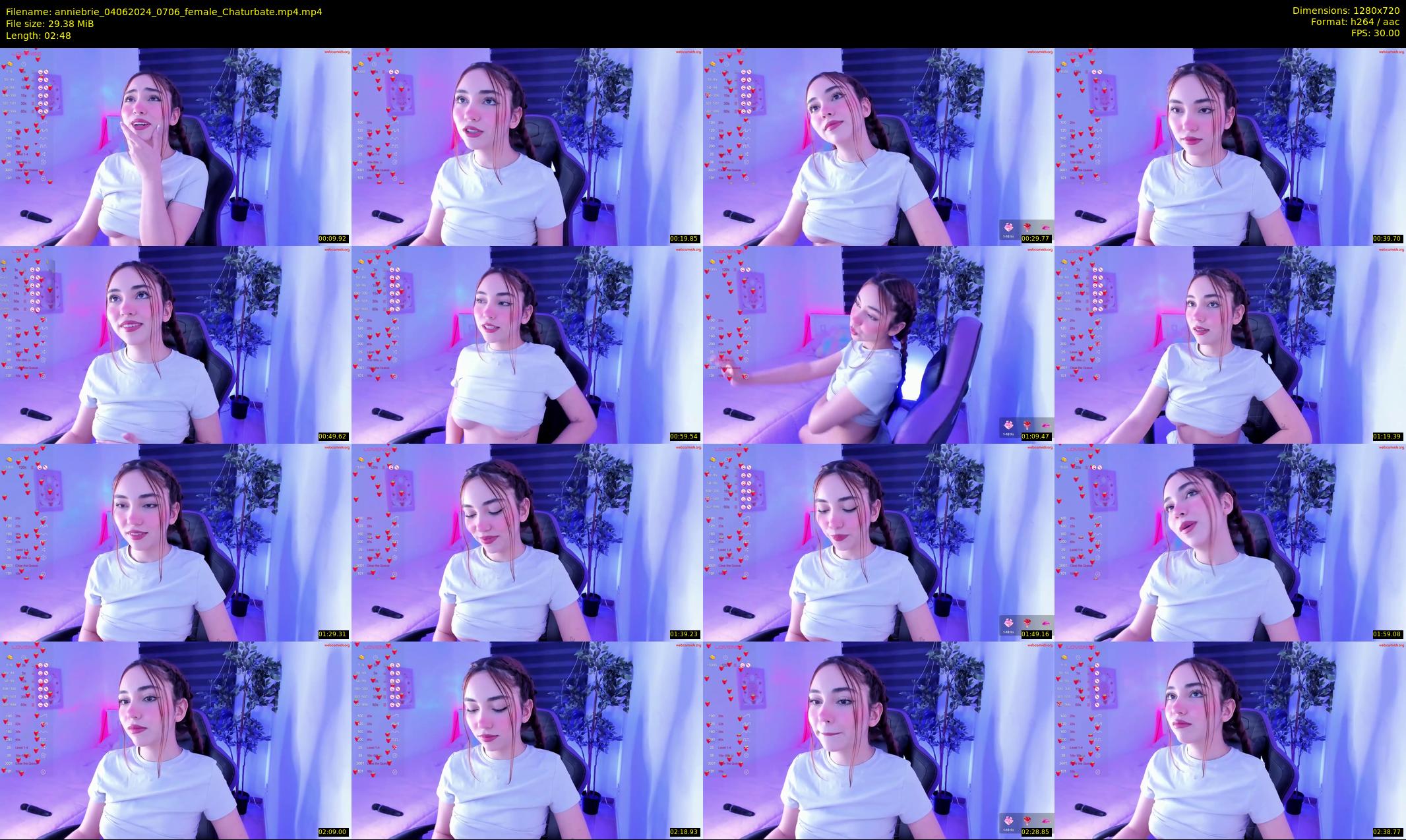 anniebrie — 3 minute Chaturbate female cam show recording, 720p, Jun 4, 2024