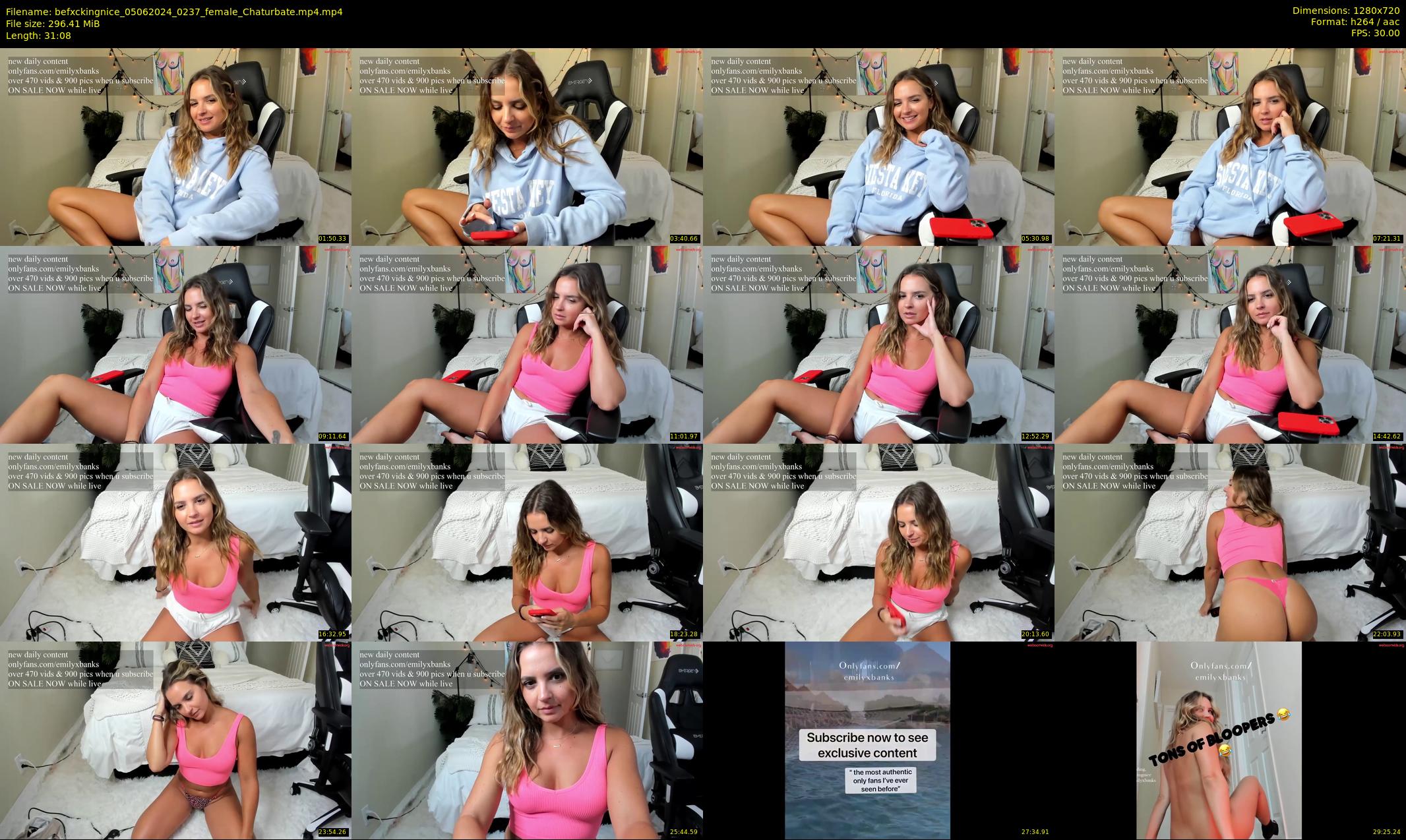befxckingnice — 32 minute Chaturbate female cam show recording, 720p, Jun 5, 2024